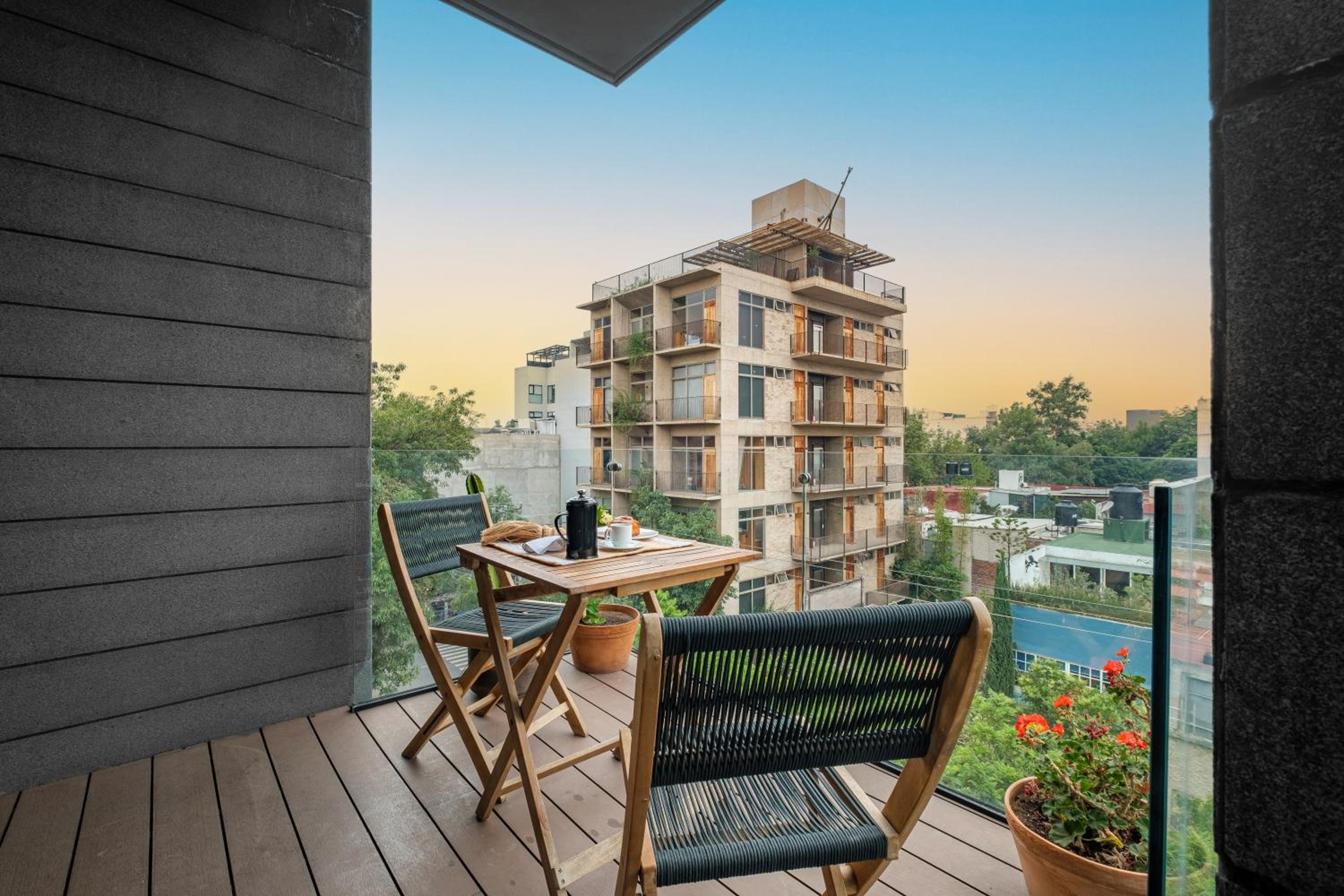 Departamento con 2 recámaras y terraza en Roma Norte