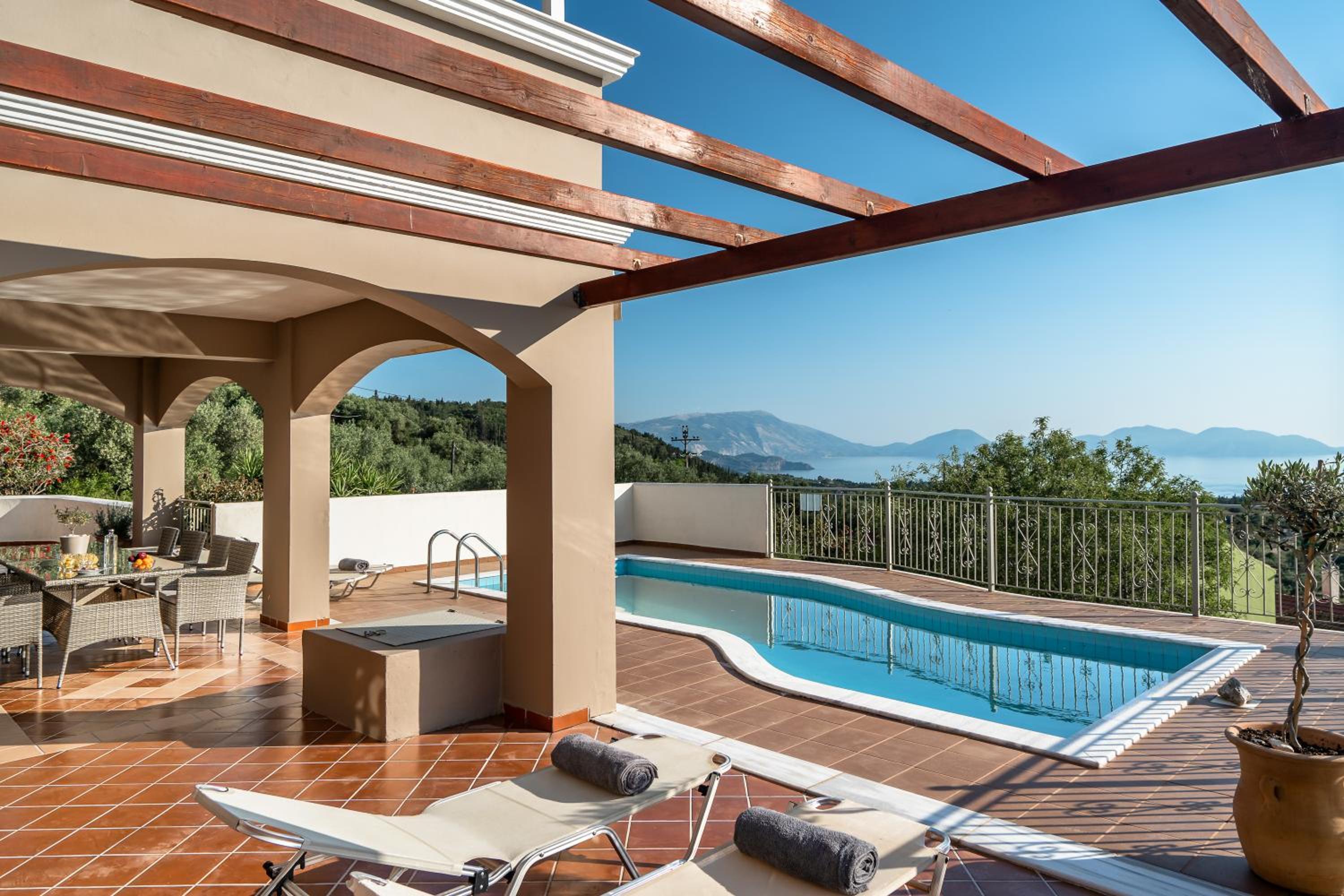 Kumusha Villa near Fiscardo view 2