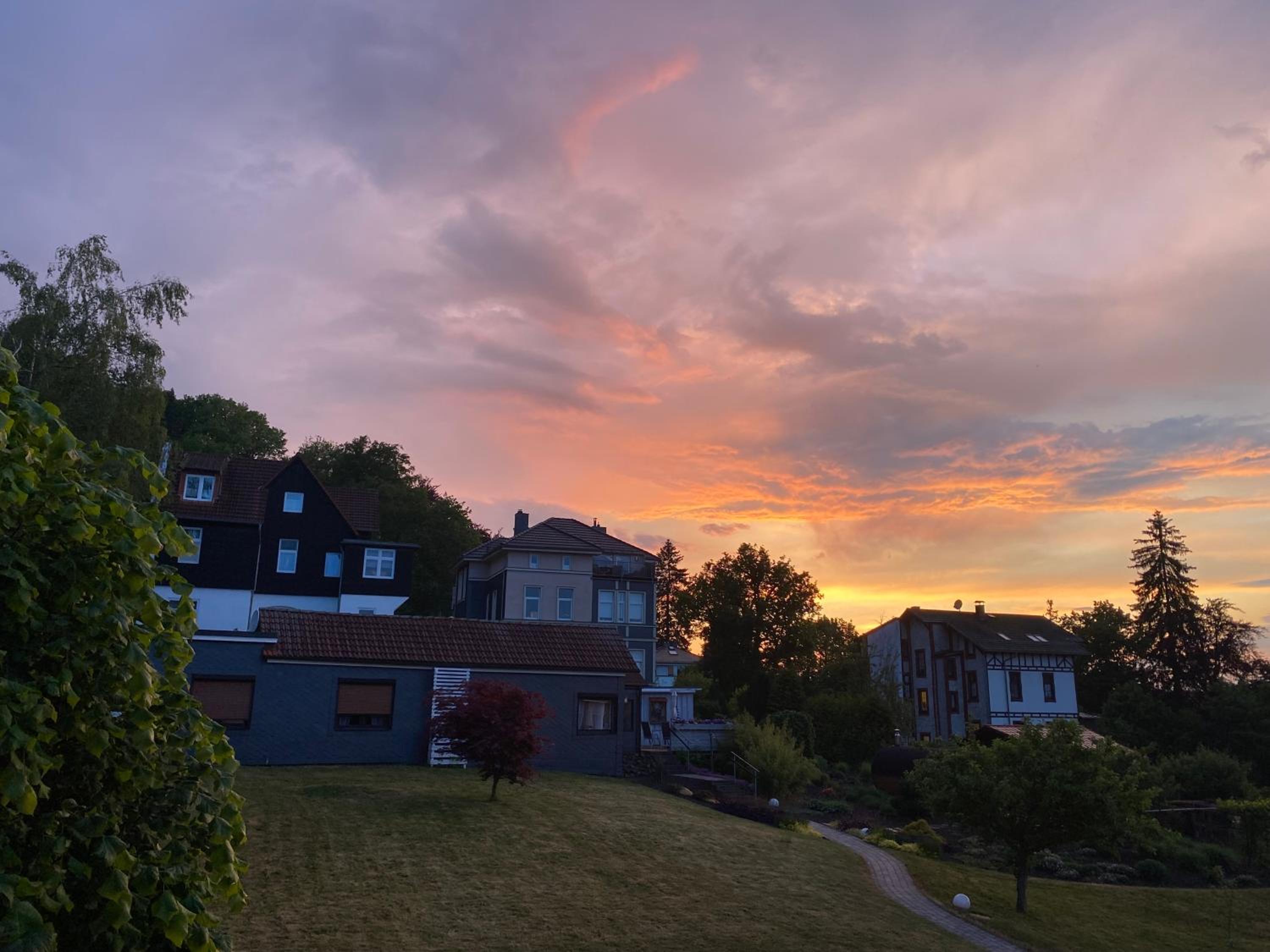 Ferienhäuschen Gartenblick