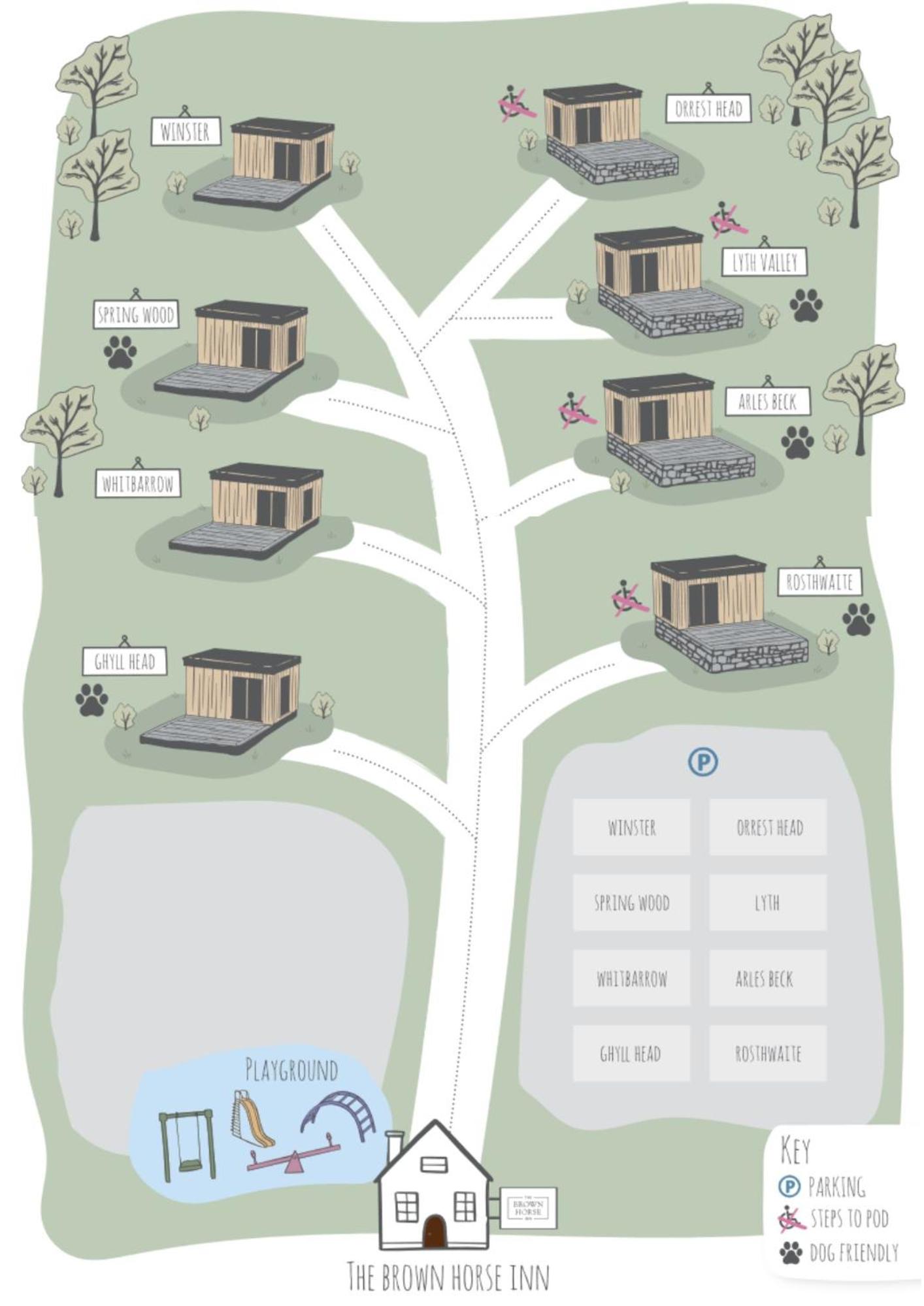 Lake District Woodland Pods - Winster, Bowness-on-Windermere view 2