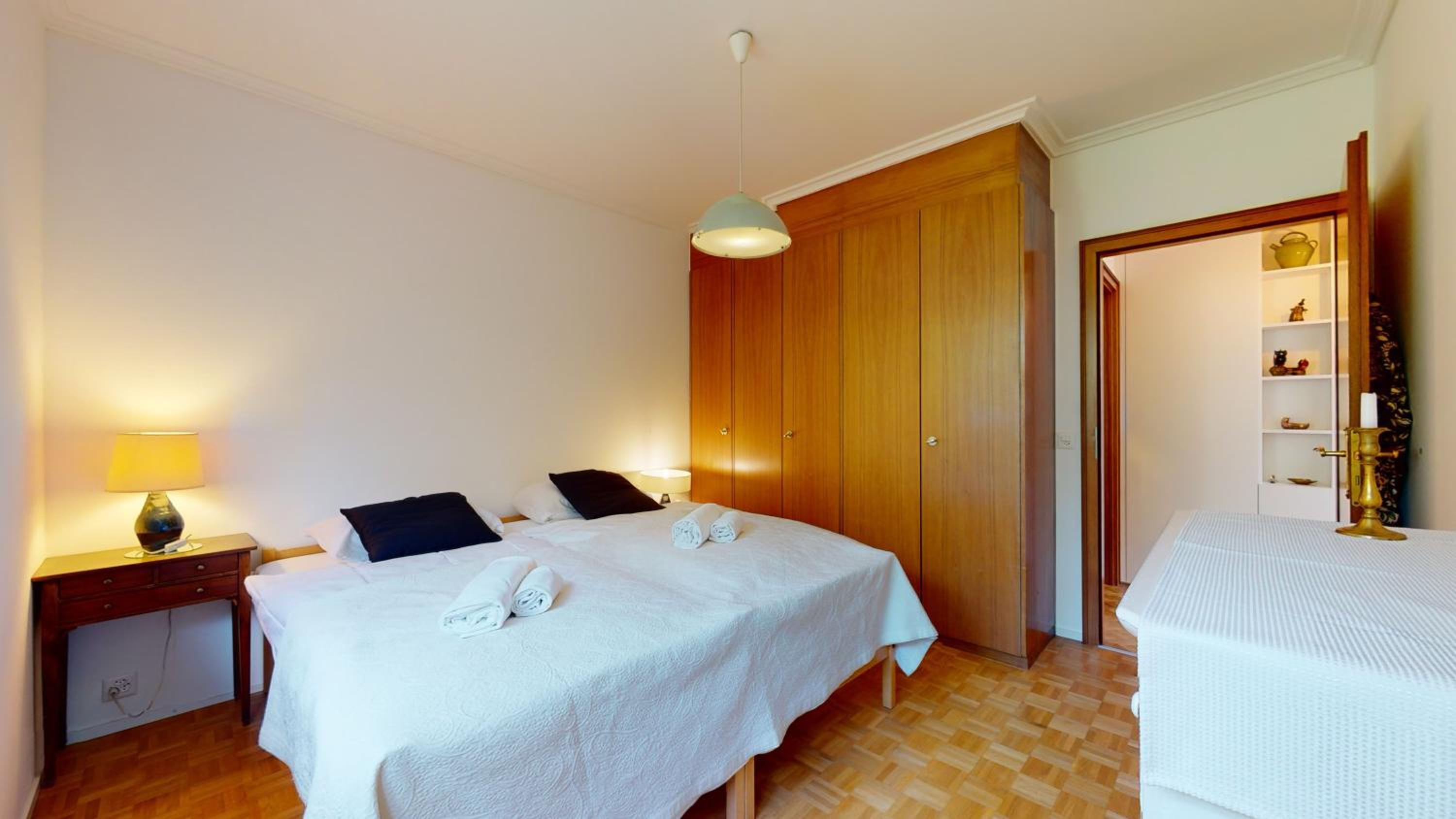 Bright flat overlooking Lake Geneva