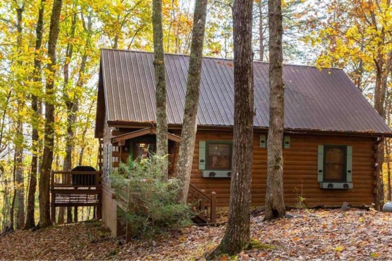 Mountain Time Cabin, Hot tub, Fire Pit, Fireplace view 3