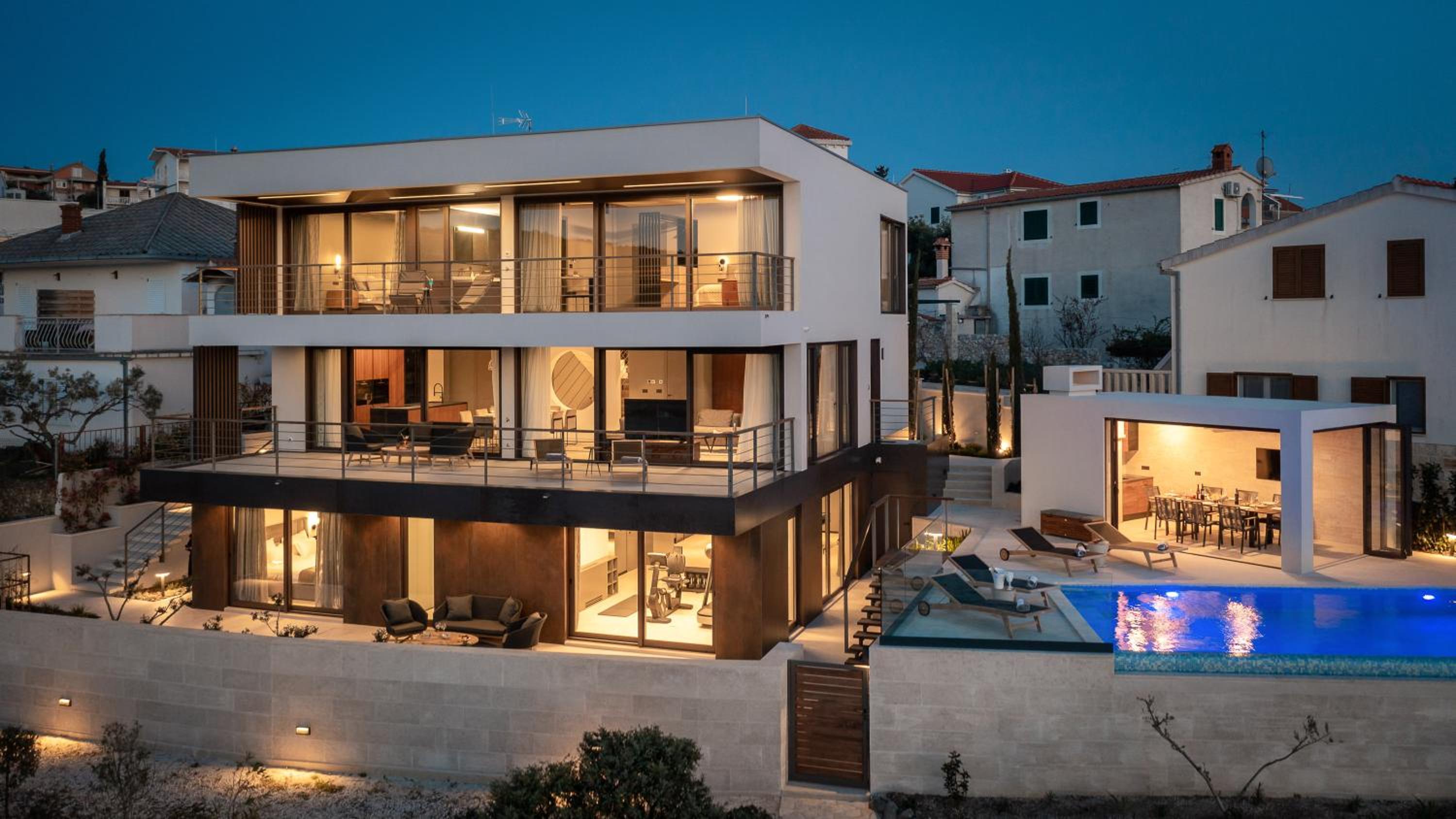 Beachfront Villa Punta Planka with Pool view 3