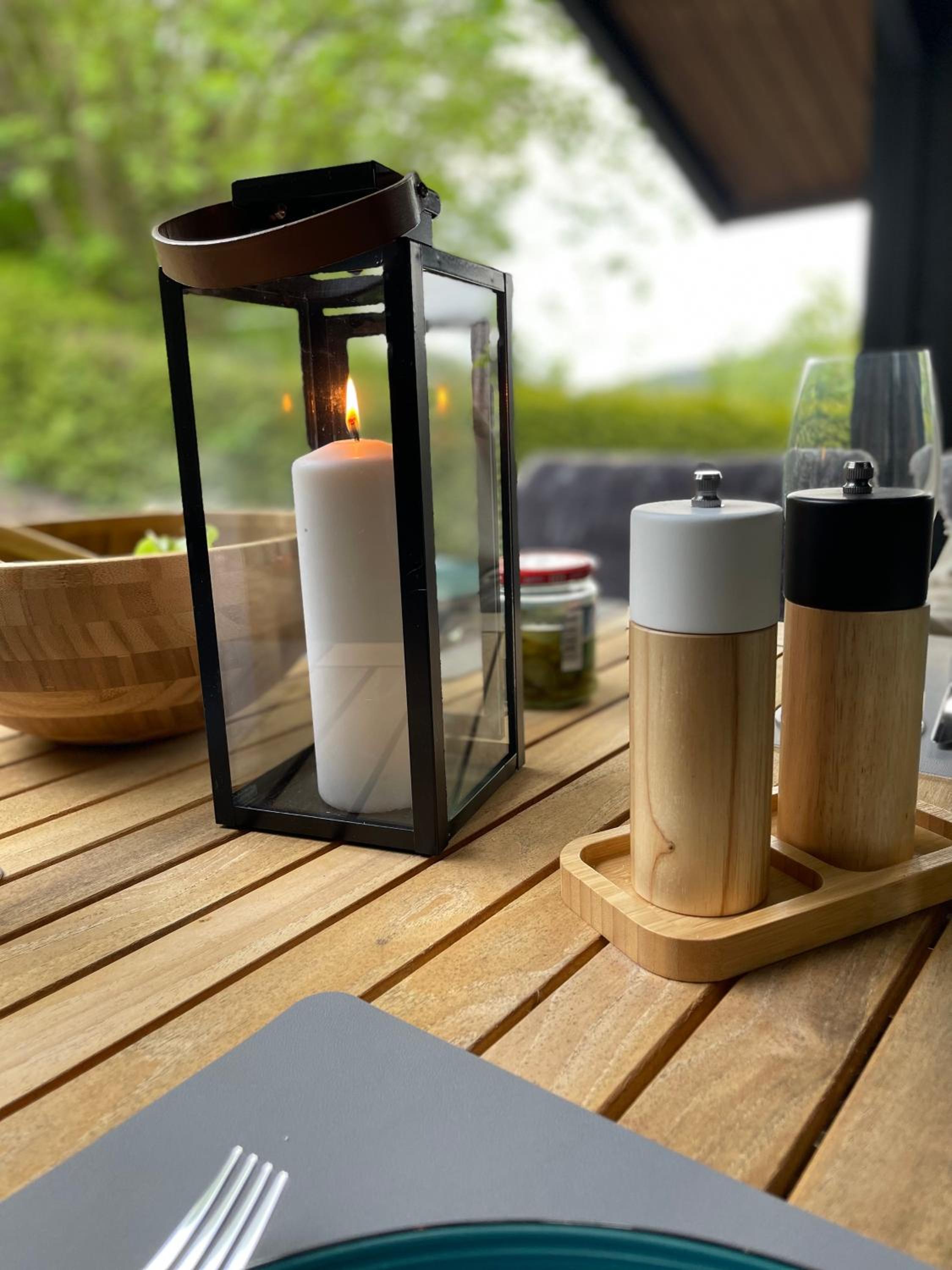 Ferienhaus Kleine Auszeit in der Natur mit Kamin, Yogamatten, schöne Küche