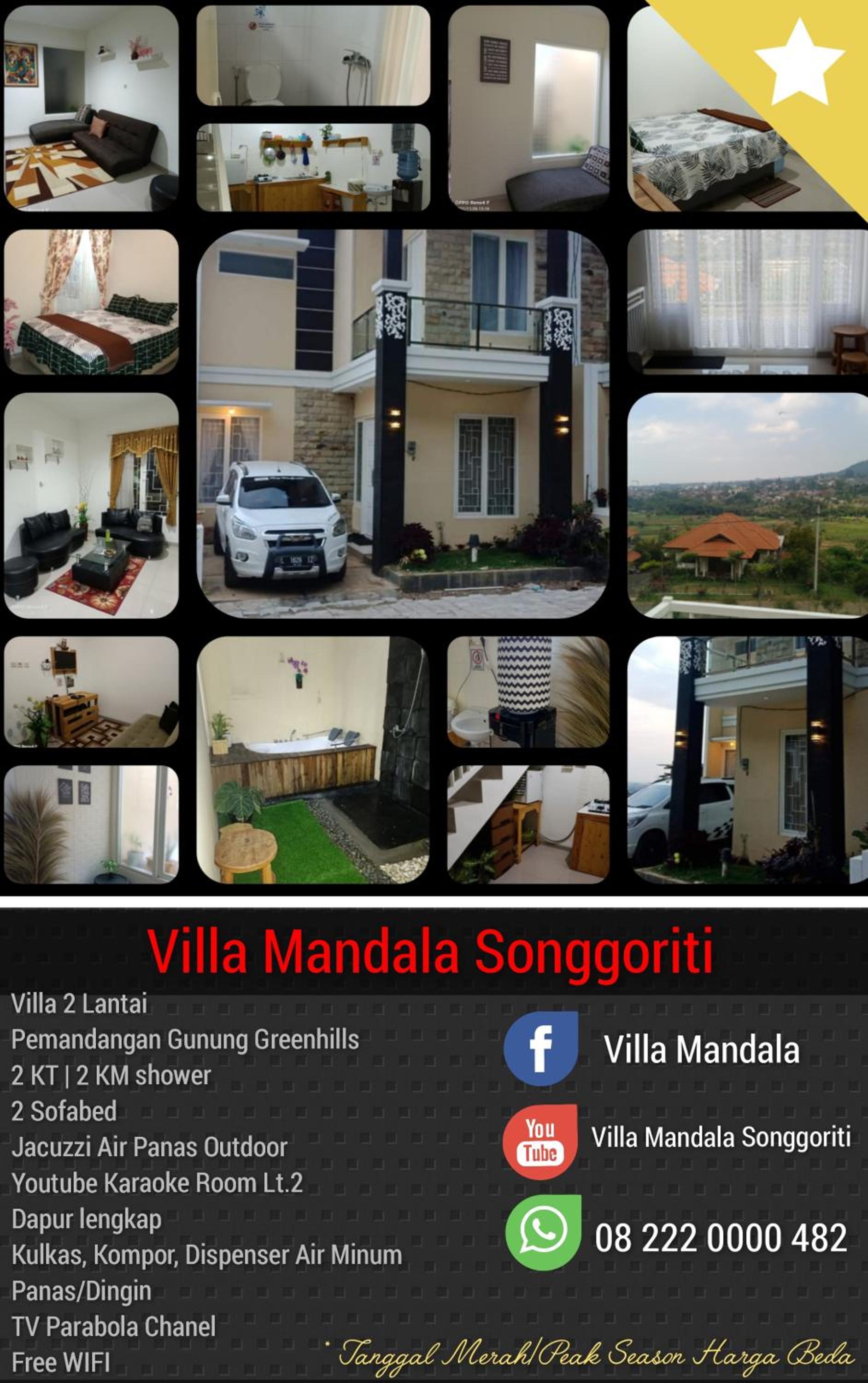 Villa Mandala Songgoriti view 4