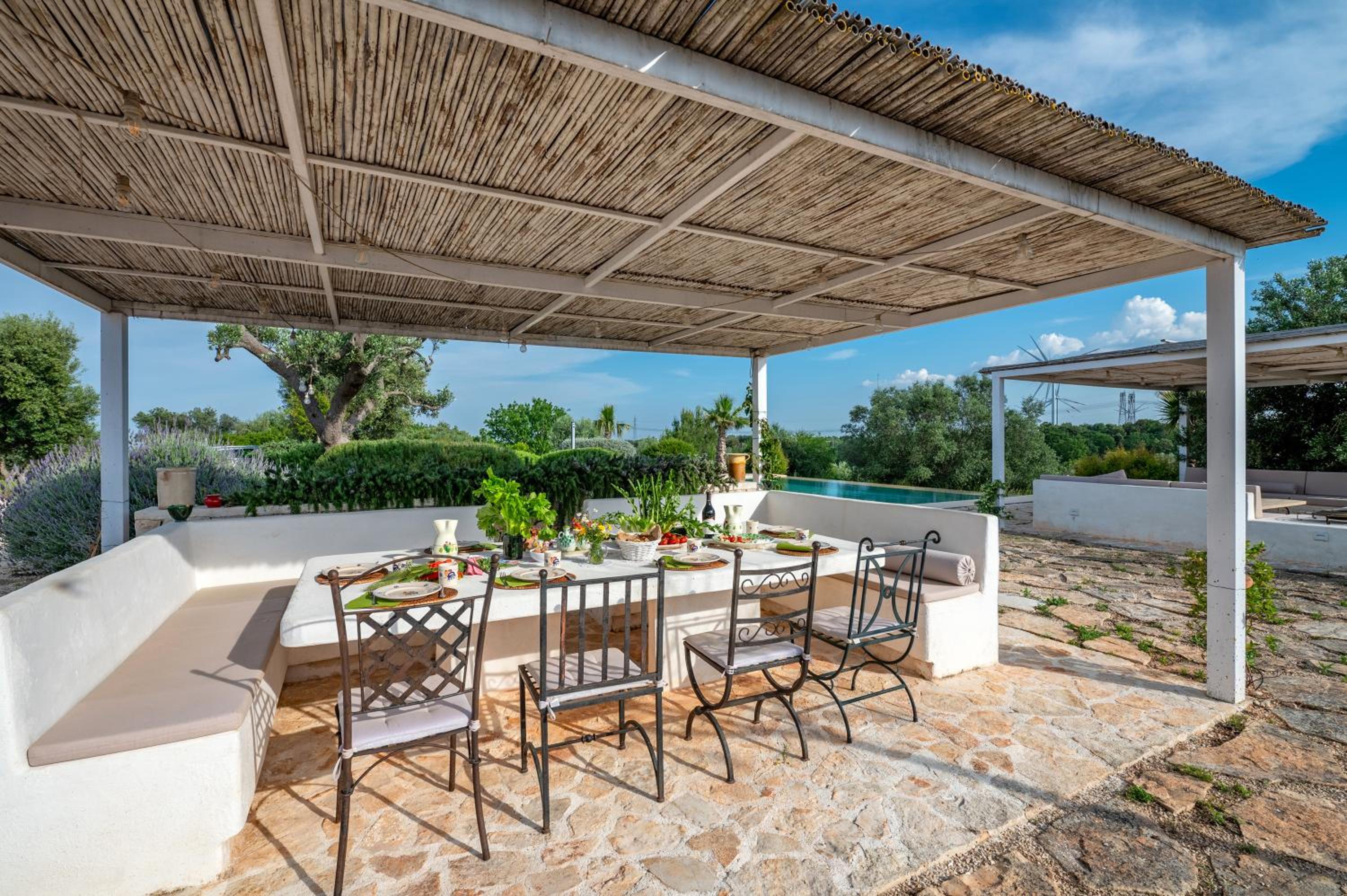 Trullo Nostress with pool view 3