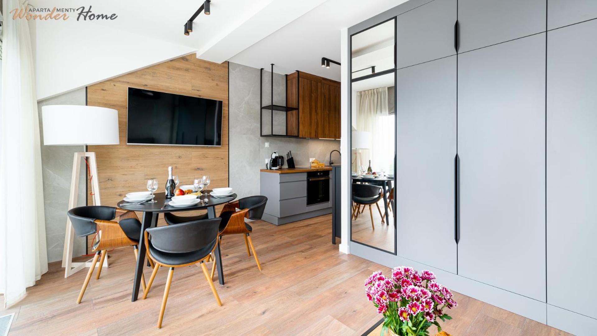 Wonder Home - Apartamenty Hillside tuż przy stoku, sklep, plac zabaw i zewnętrzna siłownia na terenie kompleksu