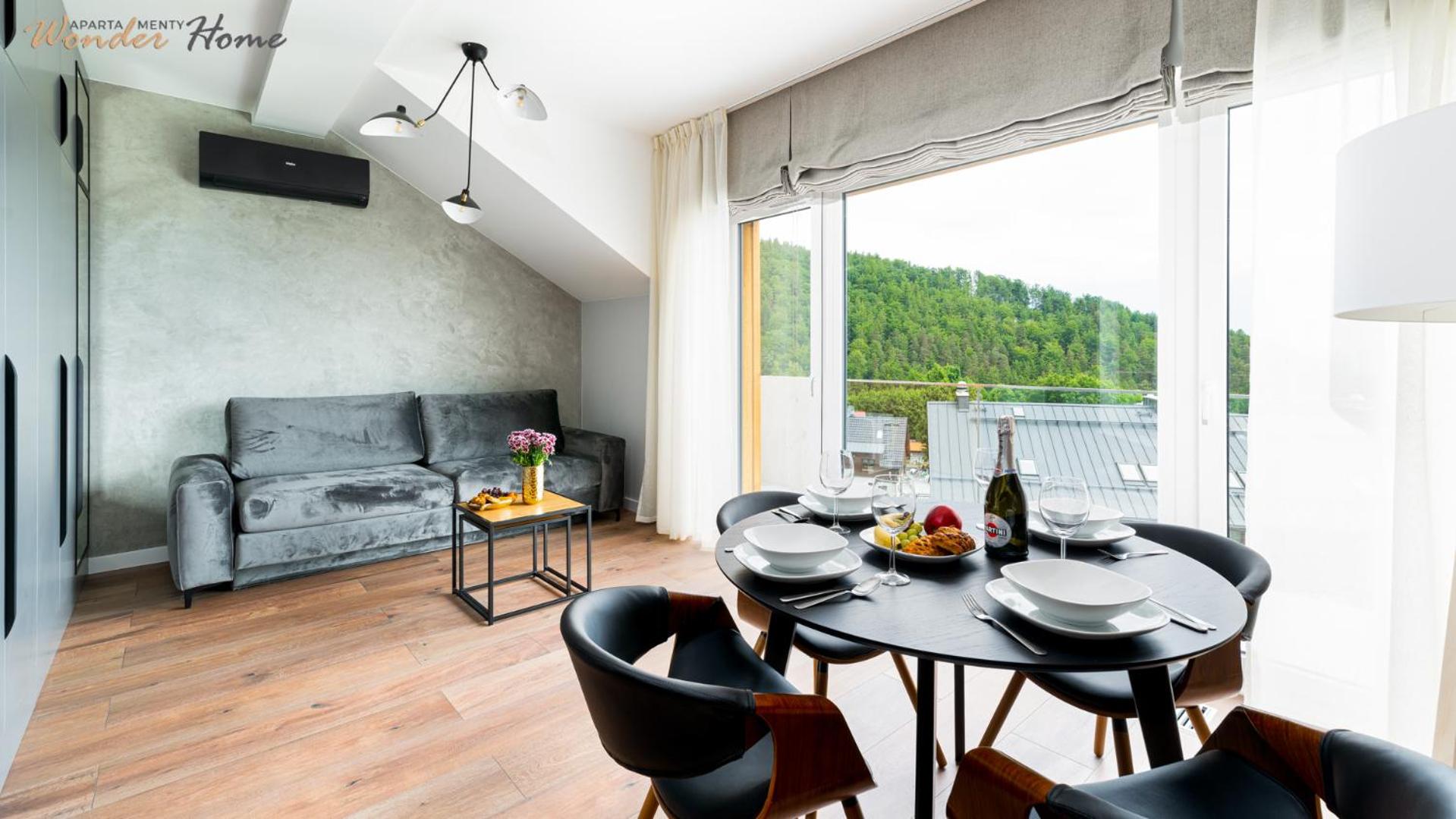 Wonder Home - Apartamenty Hillside tuż przy stoku, sklep, plac zabaw i zewnętrzna siłownia na terenie kompleksu