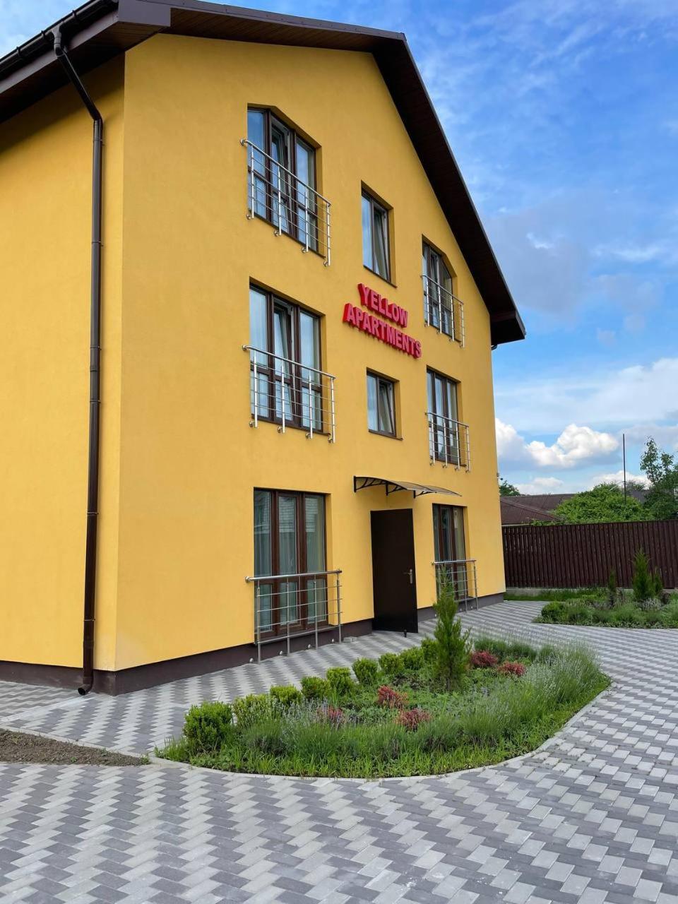 Yellow apartments