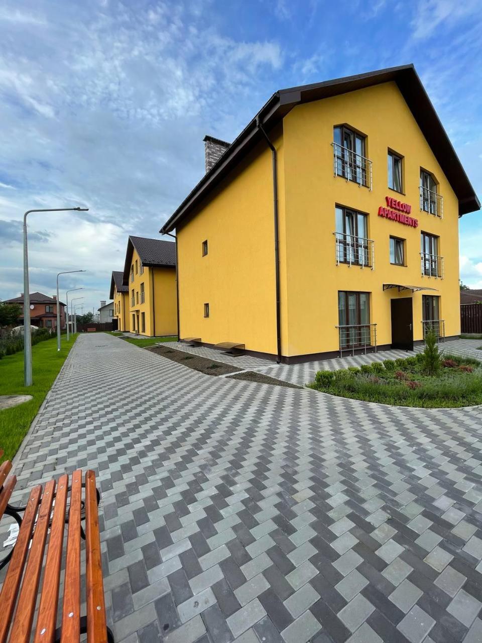 Yellow apartments