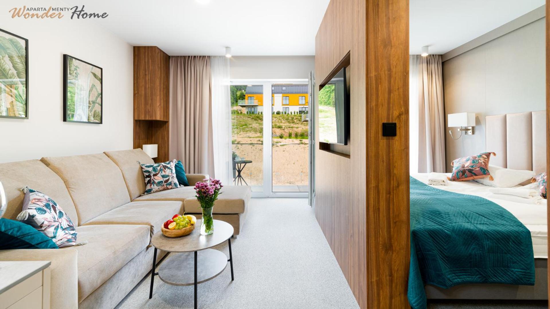 Wonder Home - Apartamenty Hillside tuż przy stoku, sklep, plac zabaw i zewnętrzna siłownia na terenie kompleksu