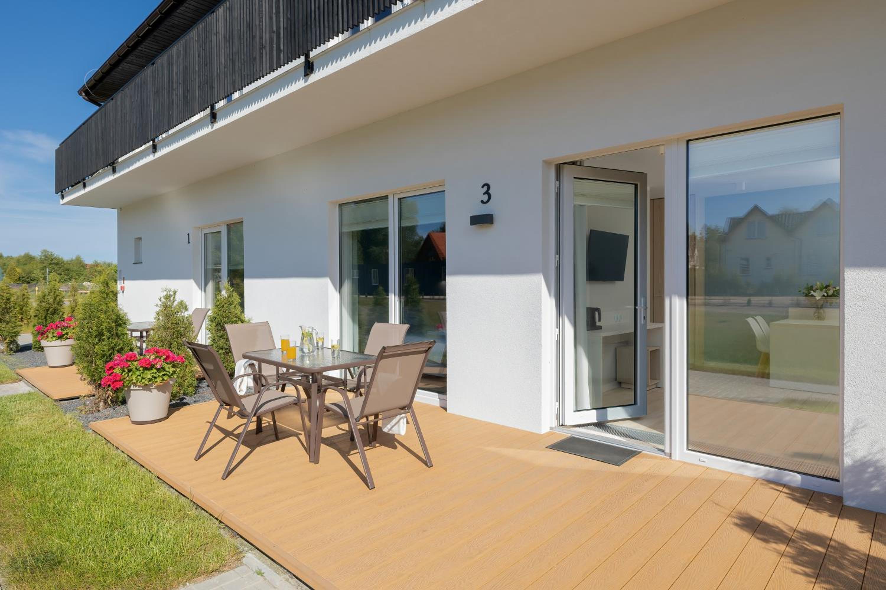 outdoor BBQ area