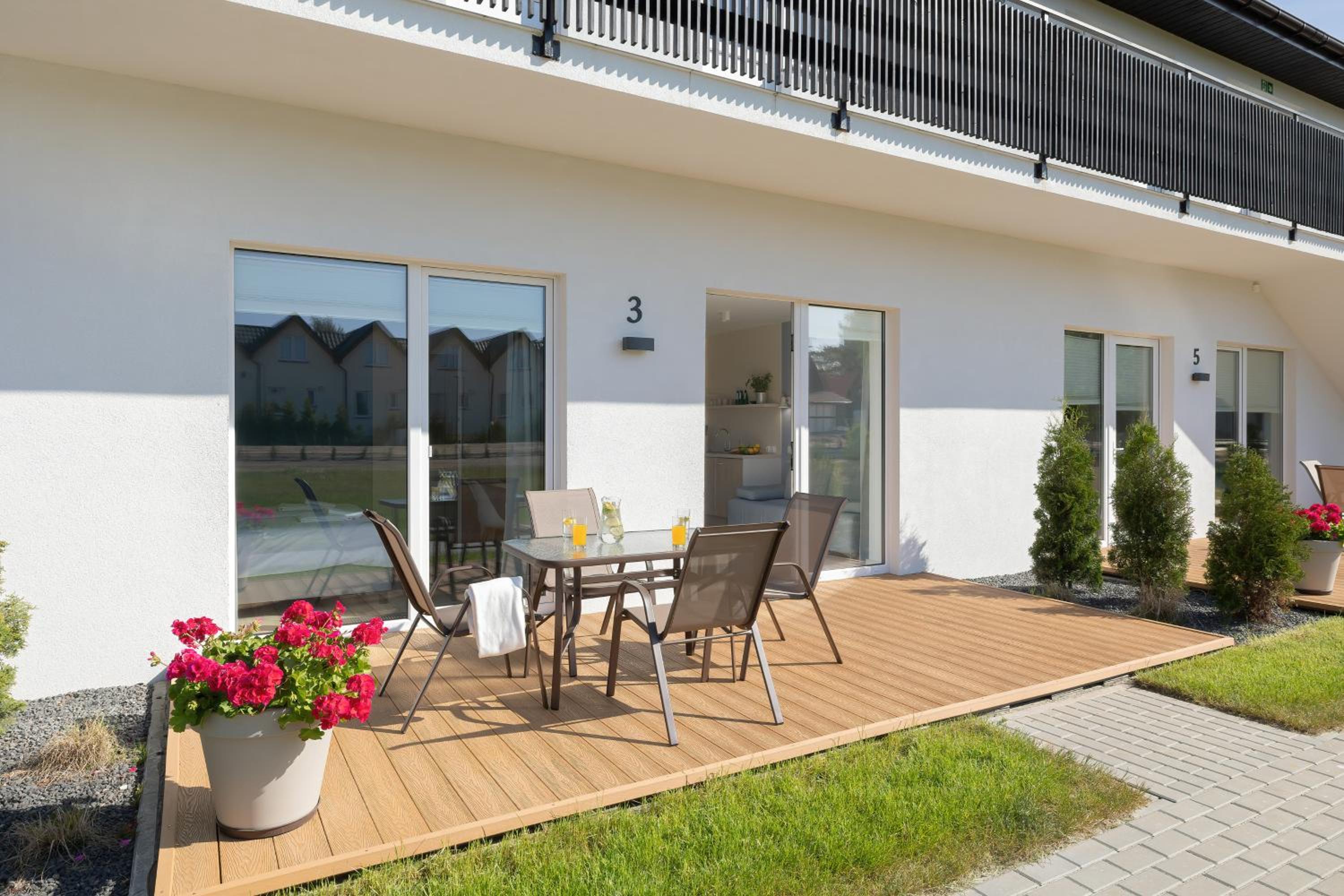 outdoor BBQ area