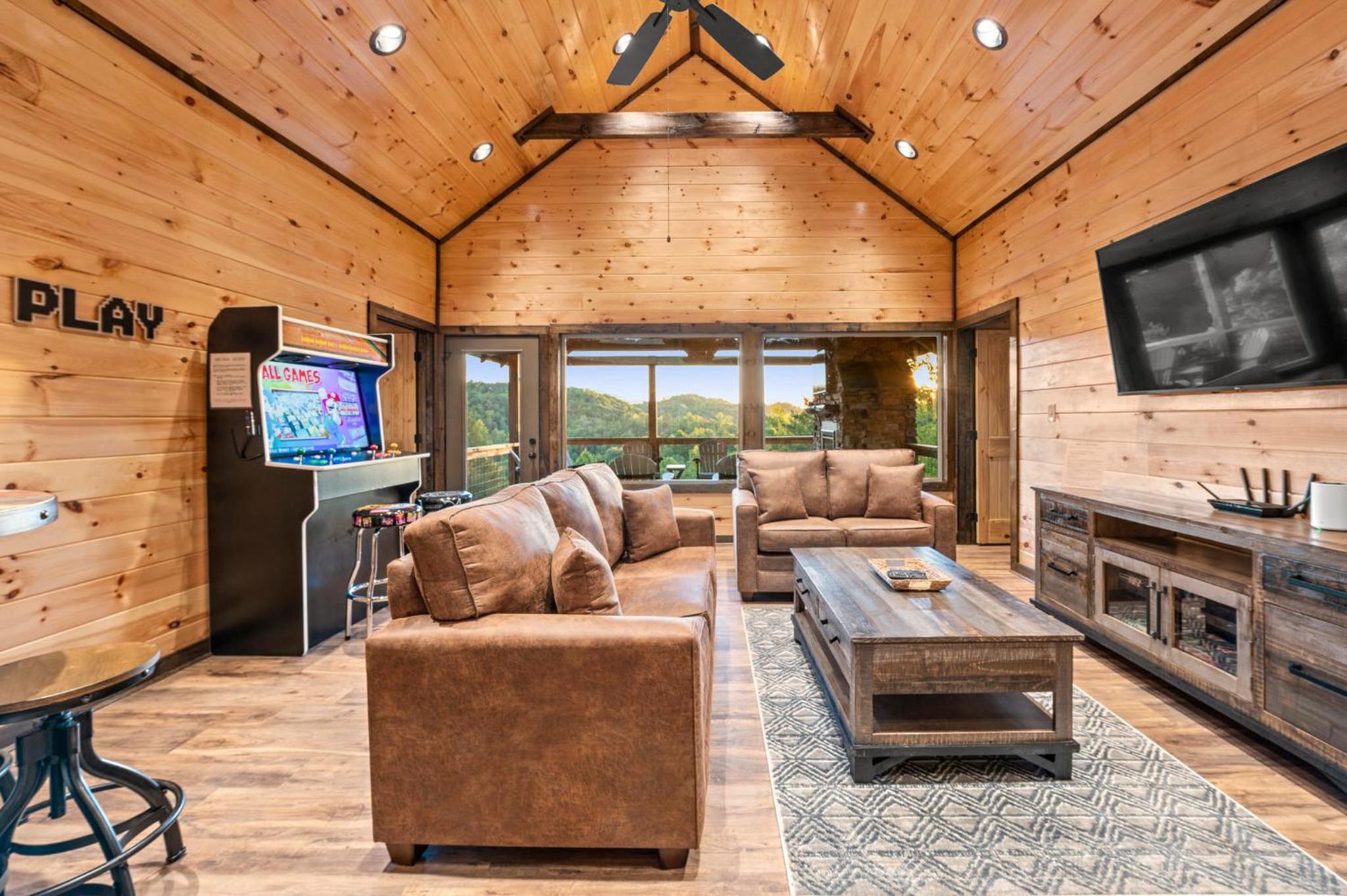 Overlook Swim Lodge - Indoor Heated Pool, 3 Decks, Hot Tub, Theatre, Game Room - Minutes to PF & Dollywood view 3