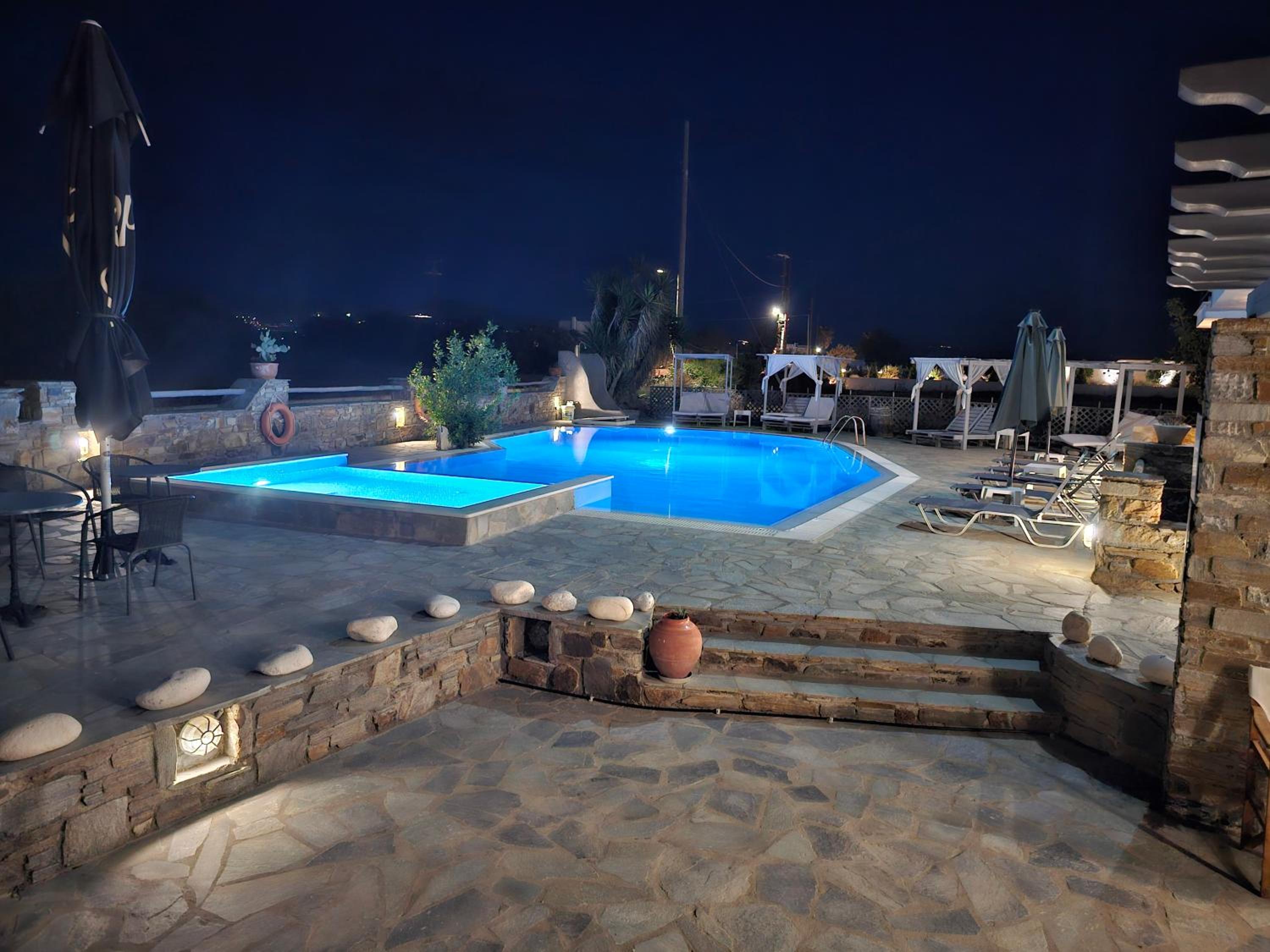 outdoor BBQ area