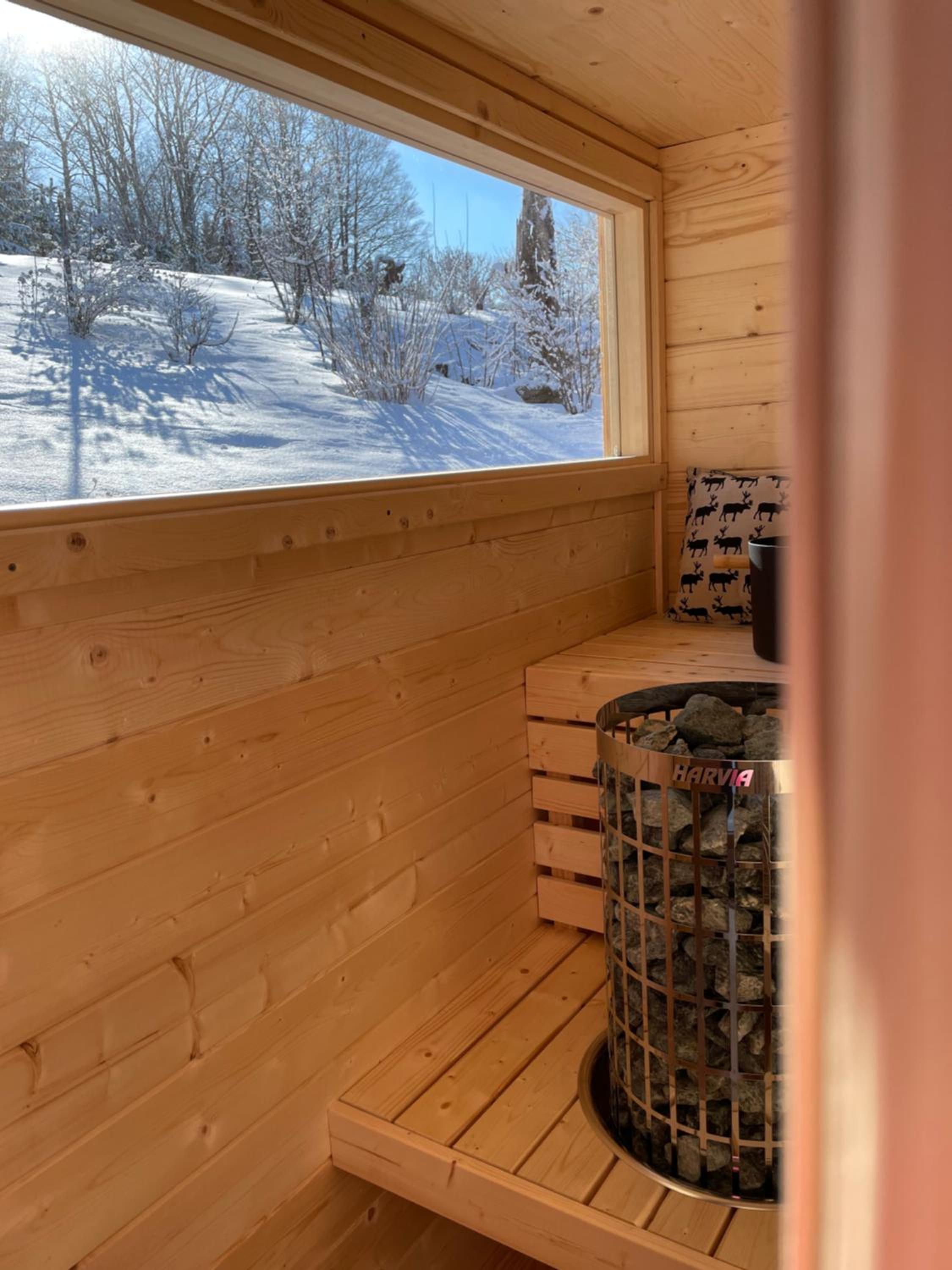 Kleines Chalet im Erzgebirge mit Sauna und Kamin