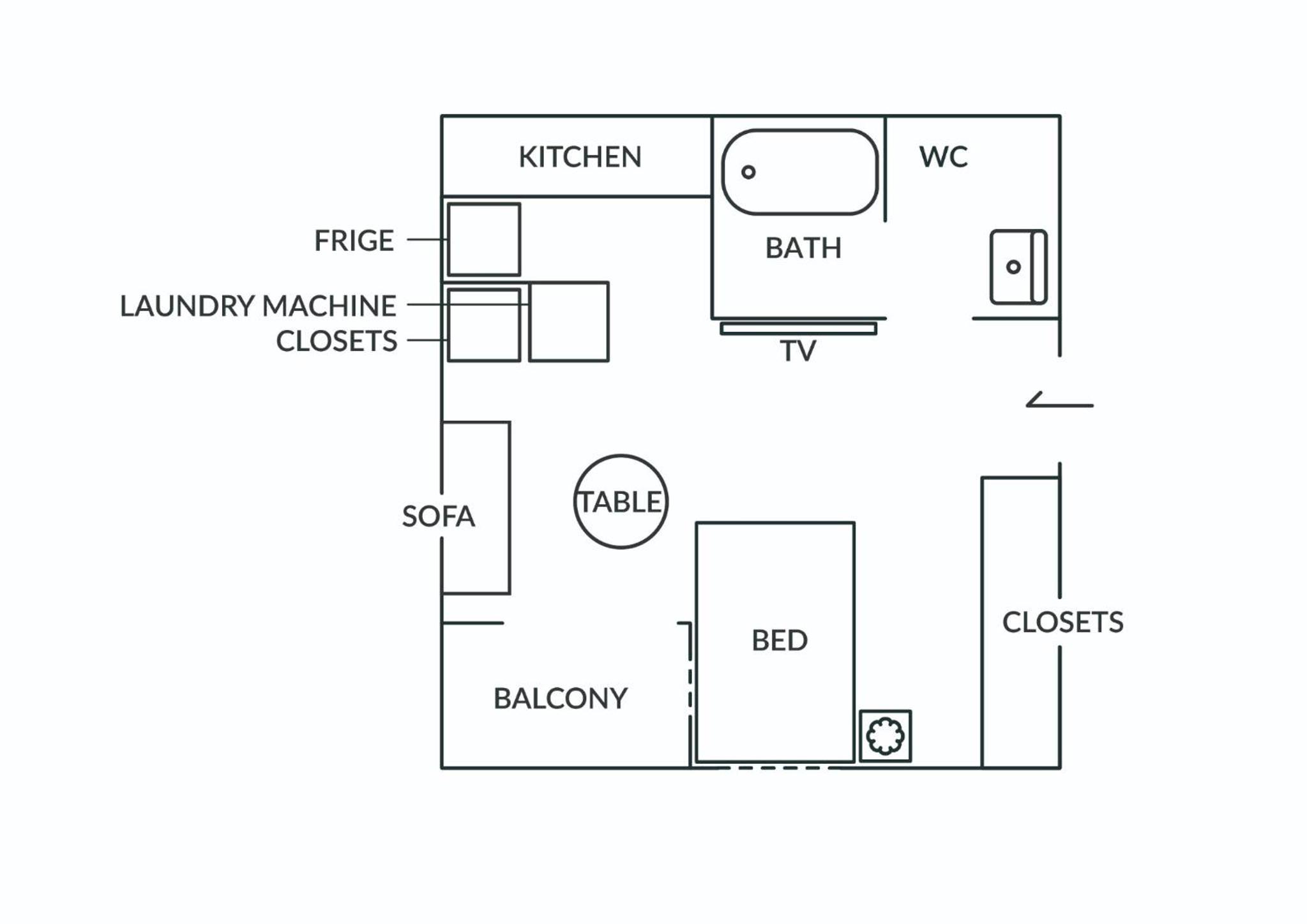 hotel room
