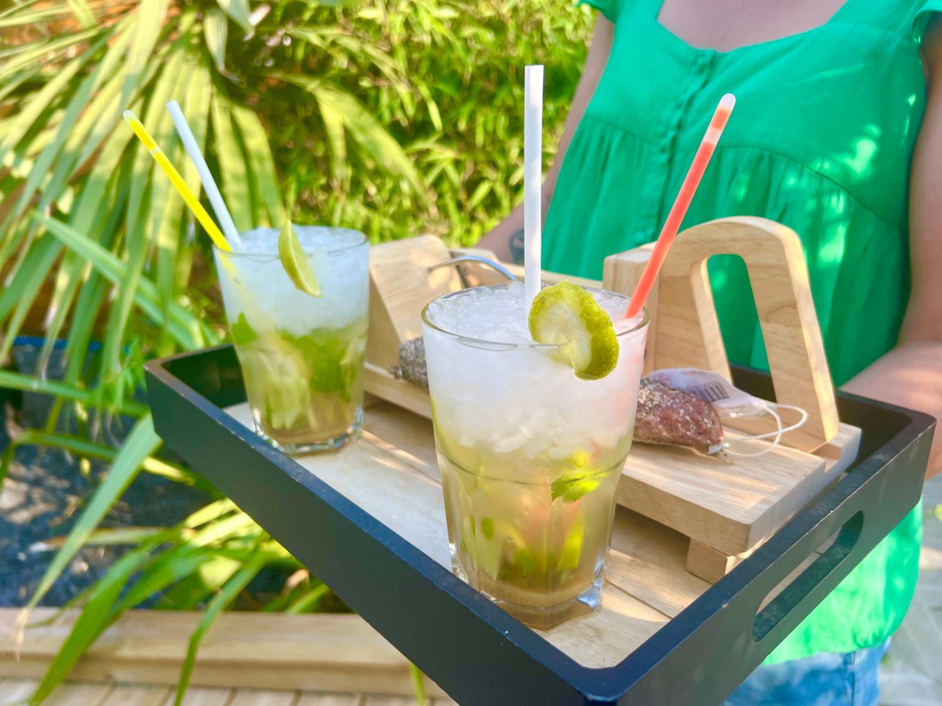 outdoor BBQ area