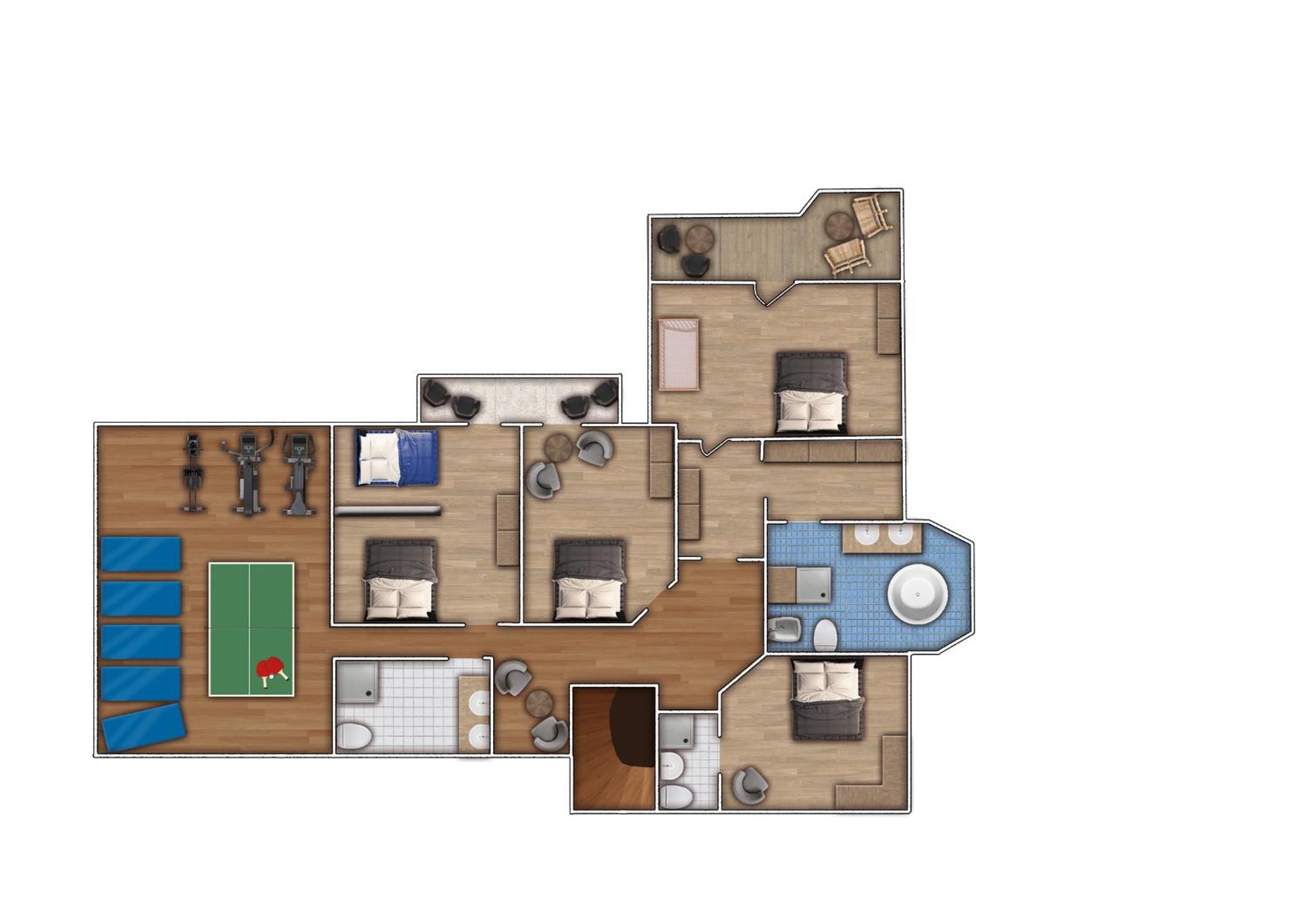 Villa Merle mit privatem Indoorpool