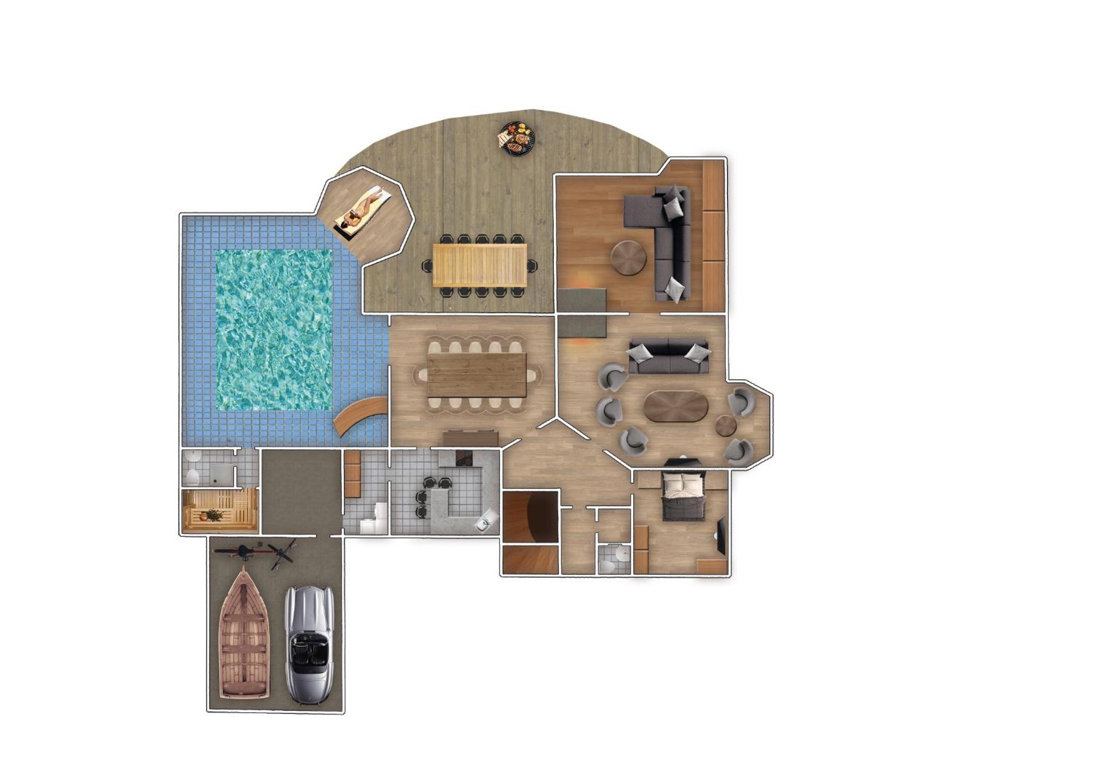 Villa Merle mit privatem Indoorpool