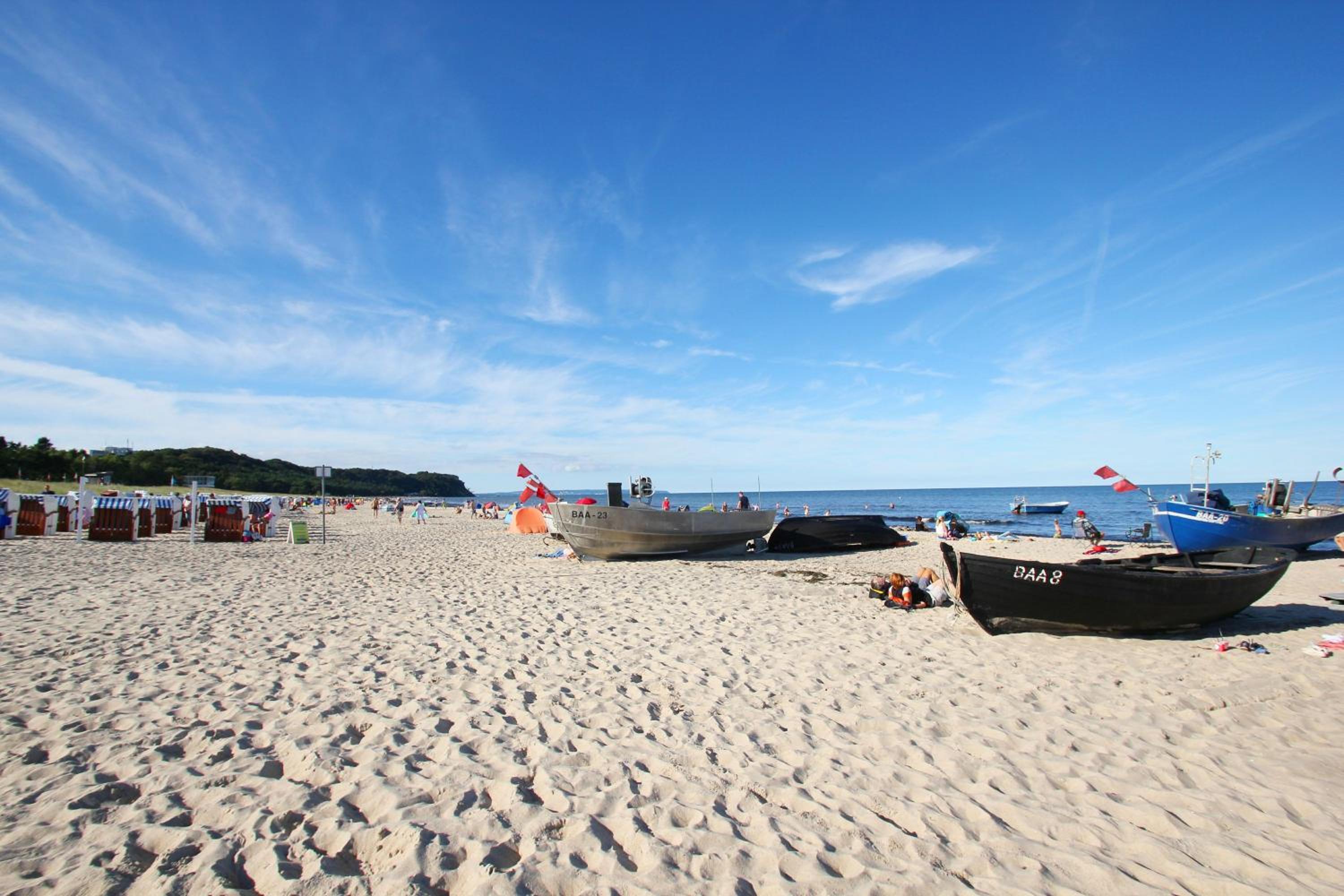 strandnahe Ferienwohnung mit 2 Balkonen - Haus am Kurpark FeWo 12