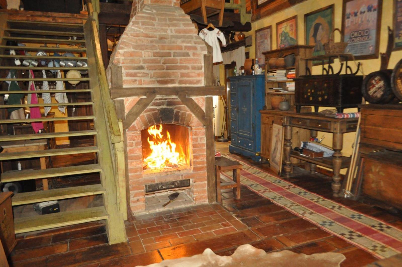 Vintage cozy village house view 2