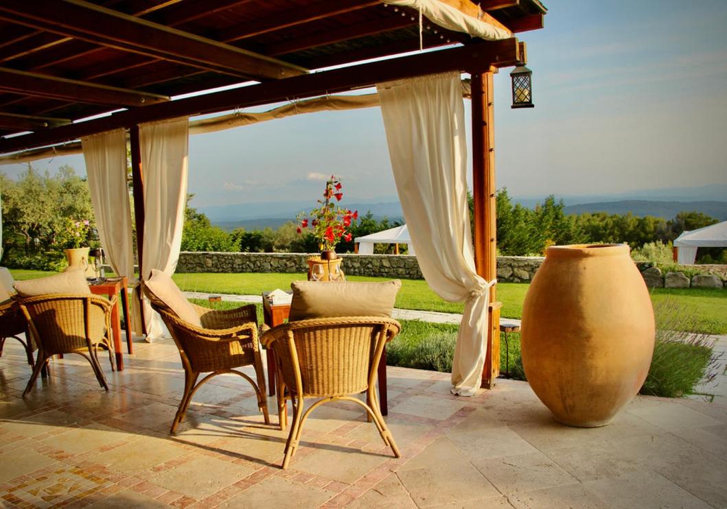 outdoor BBQ area