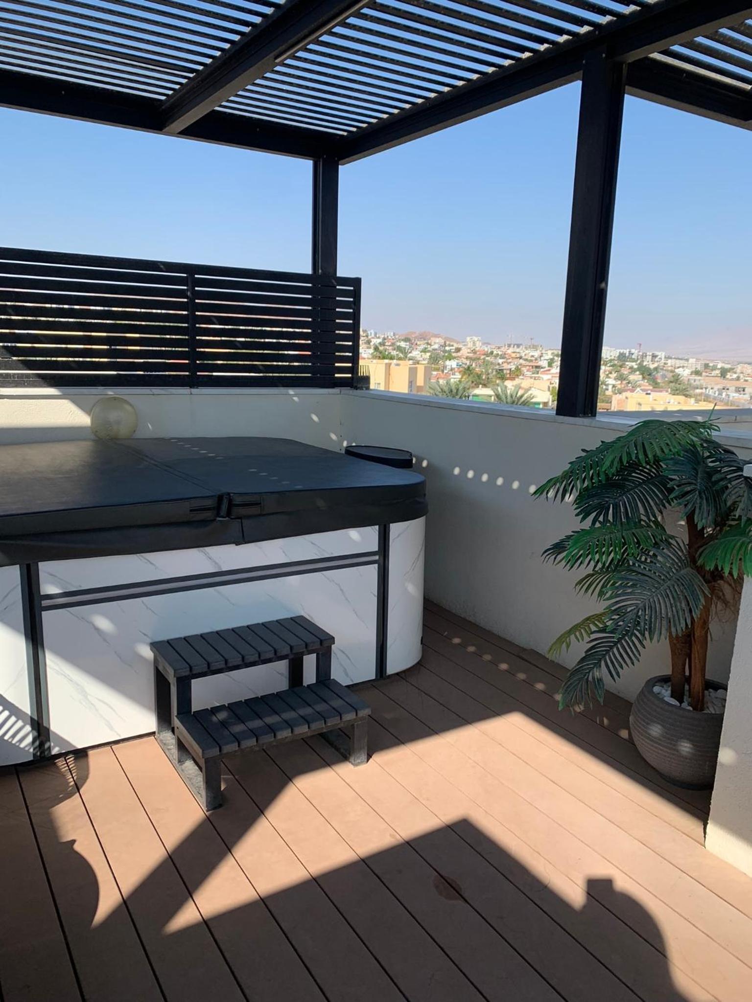Sea view penthouse Private rooftop jacuzzi view 3