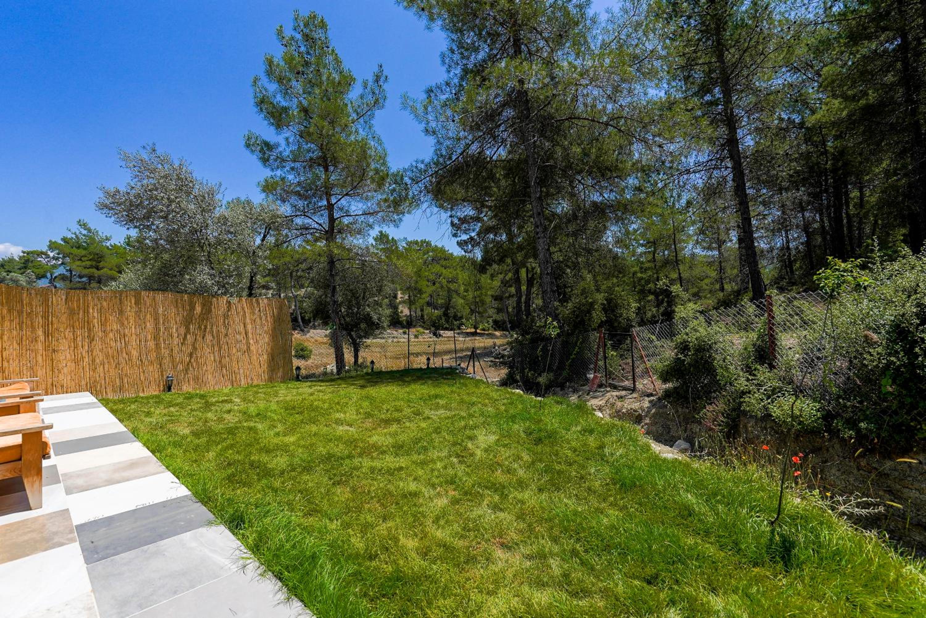 outdoor BBQ area