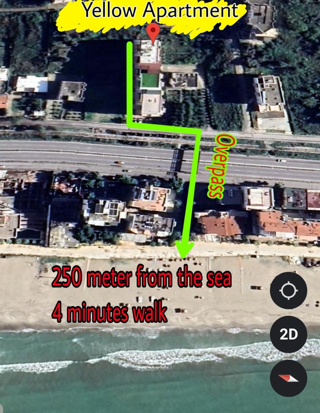 The Yellow Apartment in Durres
