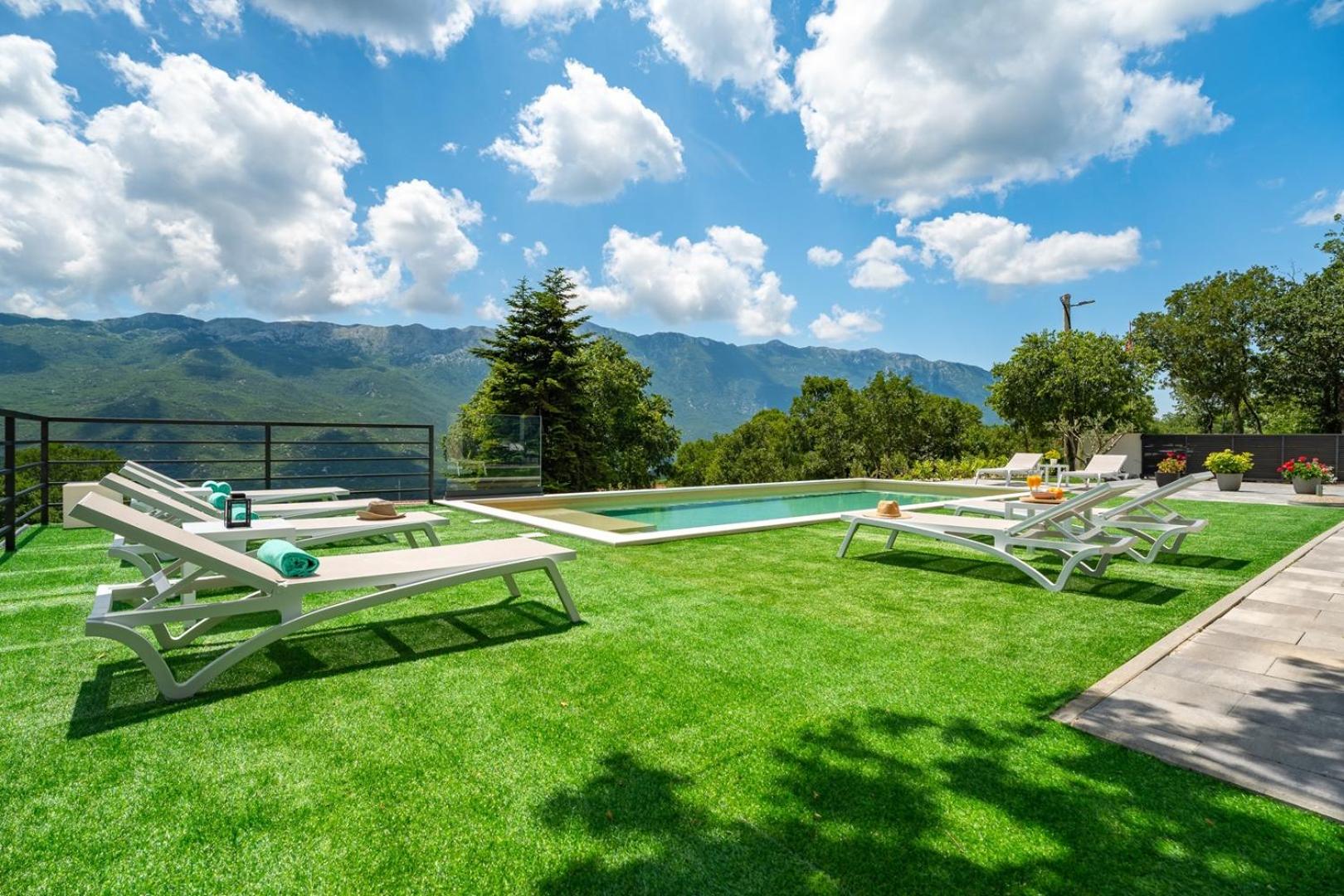 Villa Rose in Zagvozd, Makarska hinterland view 4