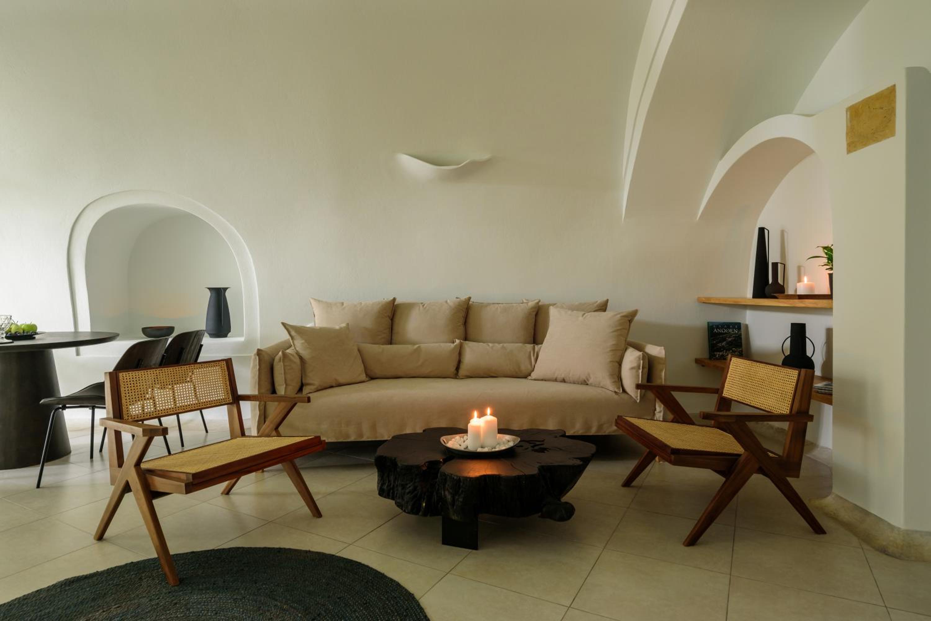 Aethria Villa en Imerovigli — lounge