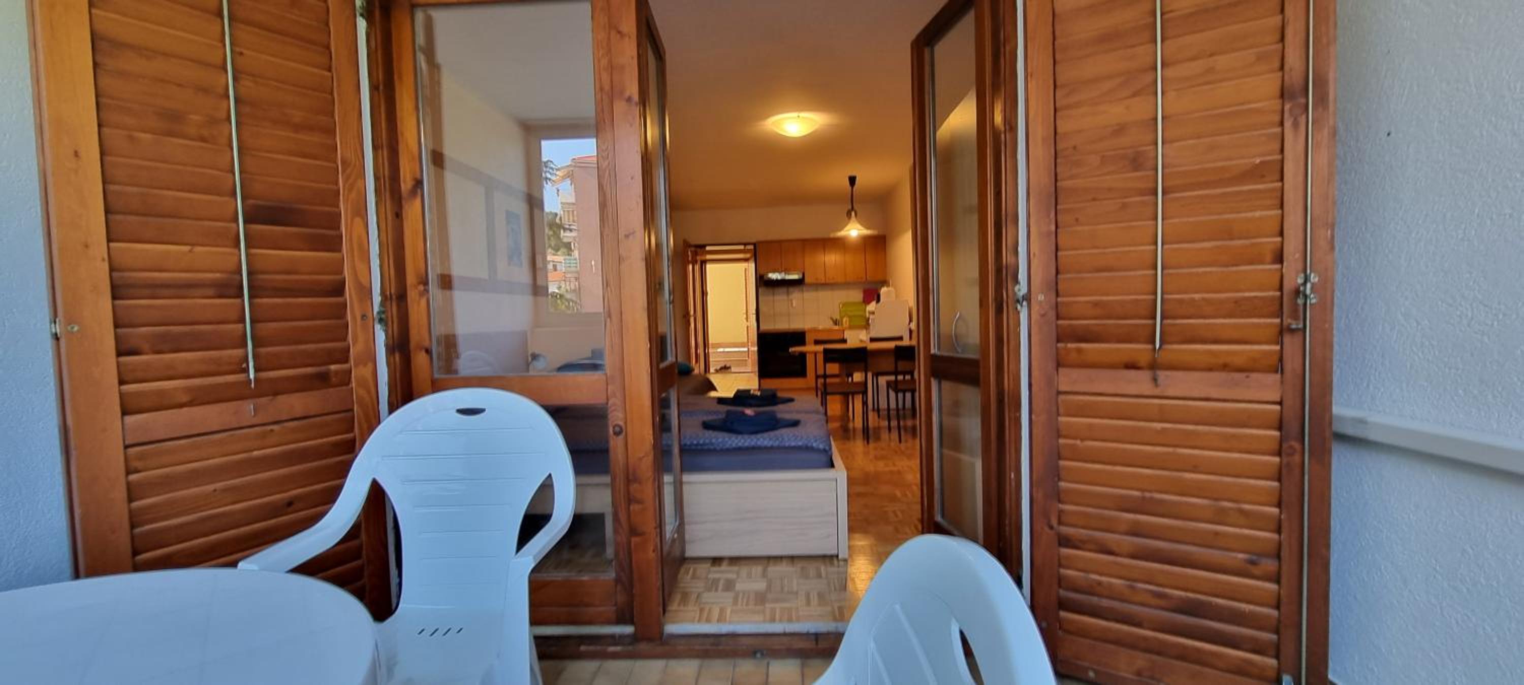 Apartma Luka with private parking view 3
