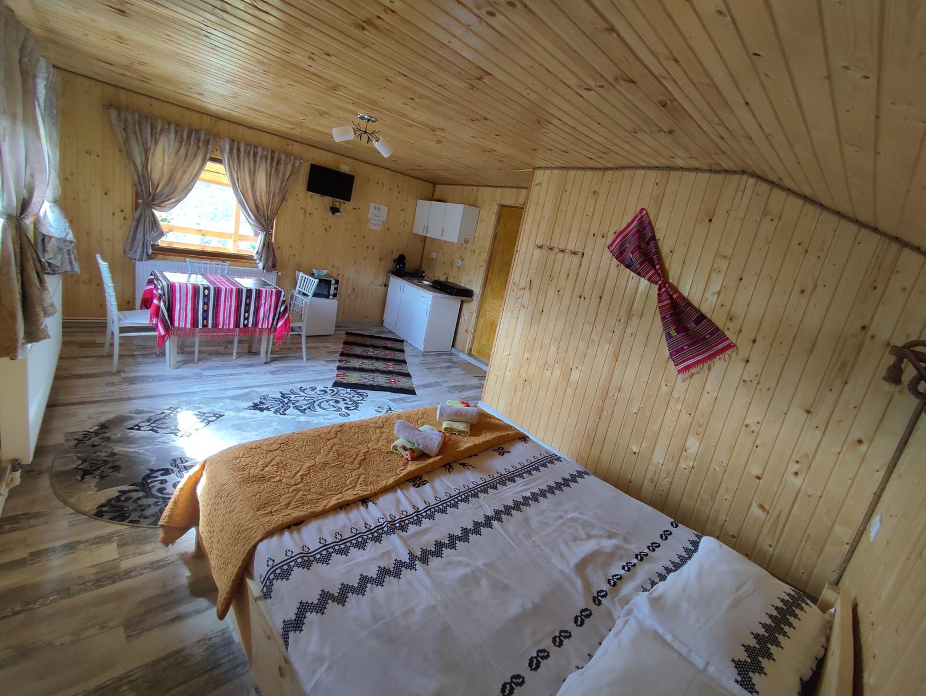 Cabana doi mesteceni