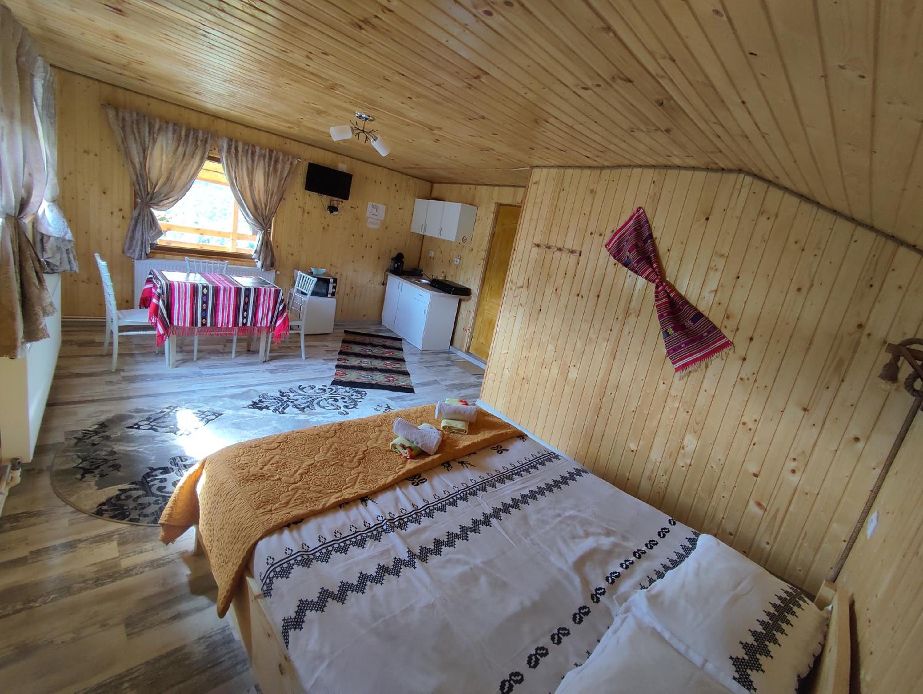 Cabana doi mesteceni