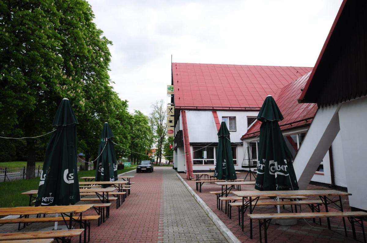 outdoor BBQ area
