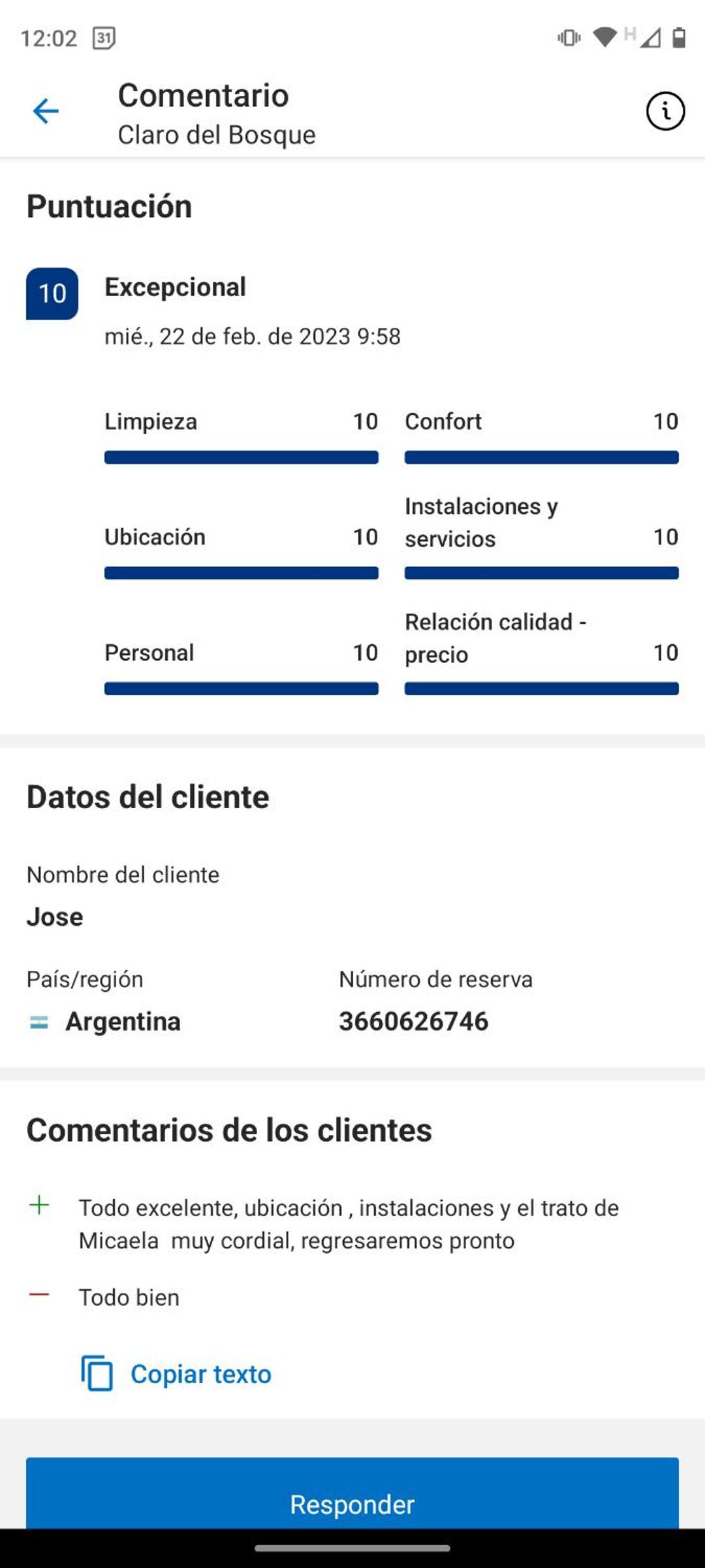 Claro del Bosque