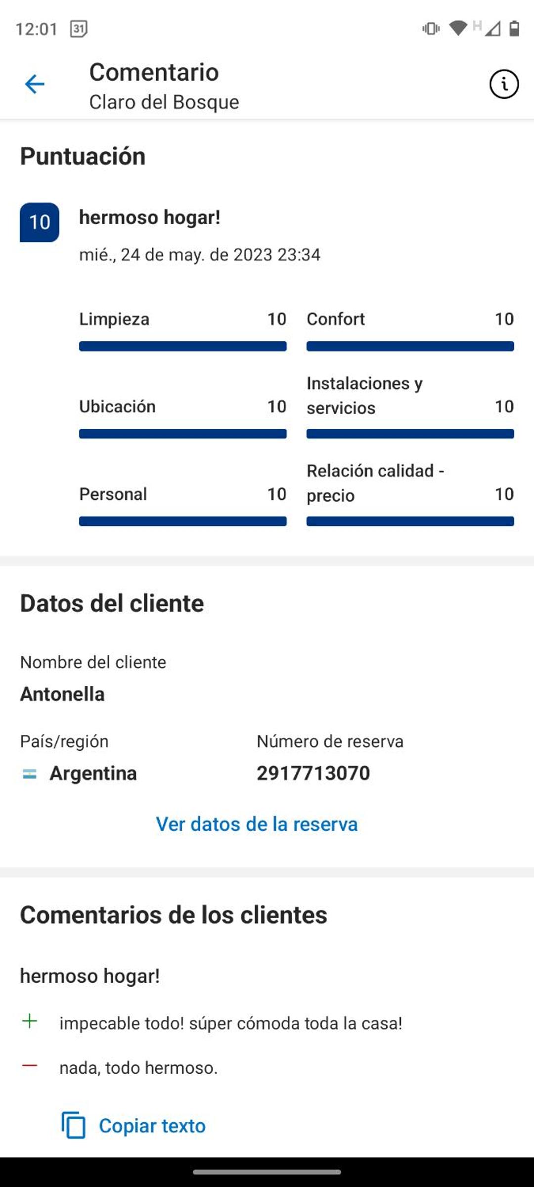 Claro del Bosque