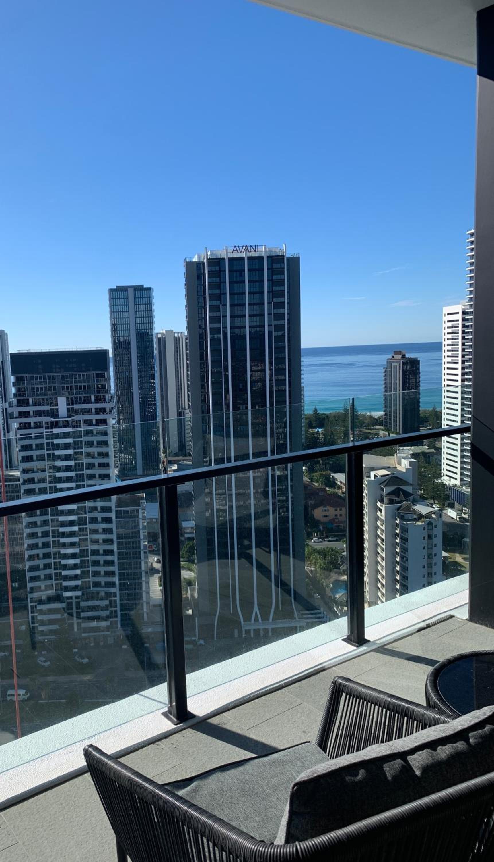 Lamour Ocean View Apartment II in Casino Broadbeach - free parking-195cm view 3
