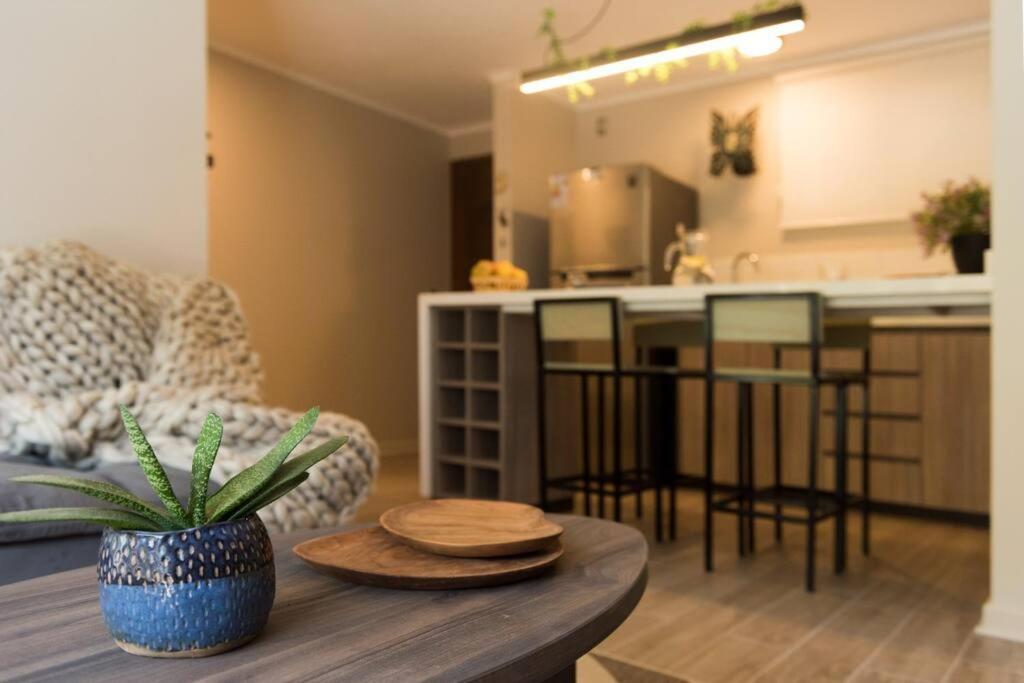 PUCON depto NUEVO! DOS DORMITORIOS DOS BAÑOS, en condominio con estacionamiento,balcon, super equipado, WIFI Y CABLE, PISCINA CON JARDINES, ZONA TRANQUILA 