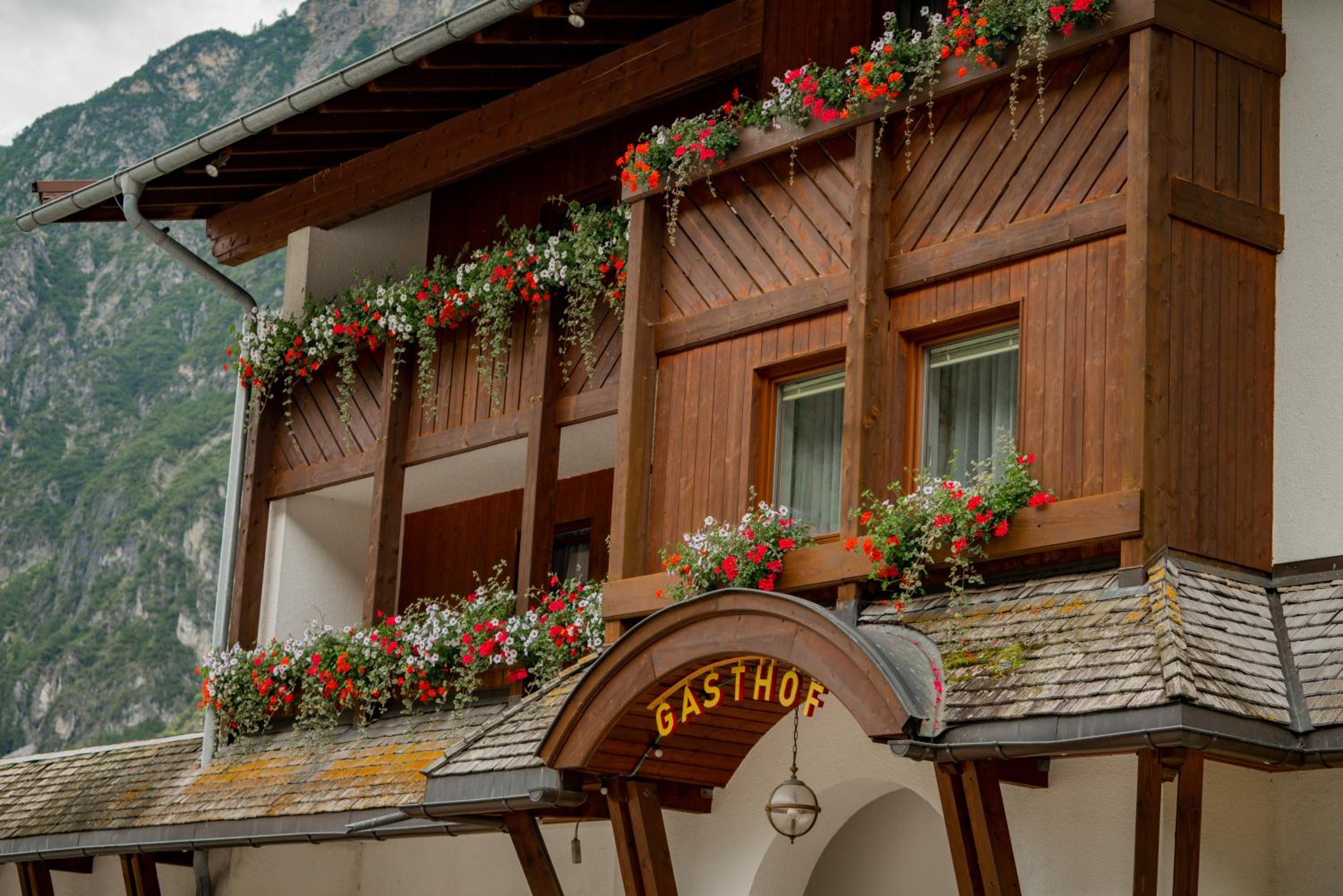 Gasthof Schwarzer Adler in Hägerau-Steeg Naturpark Lechtal