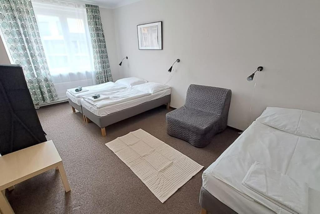 Flat in Zizkov with free underground parking -501-