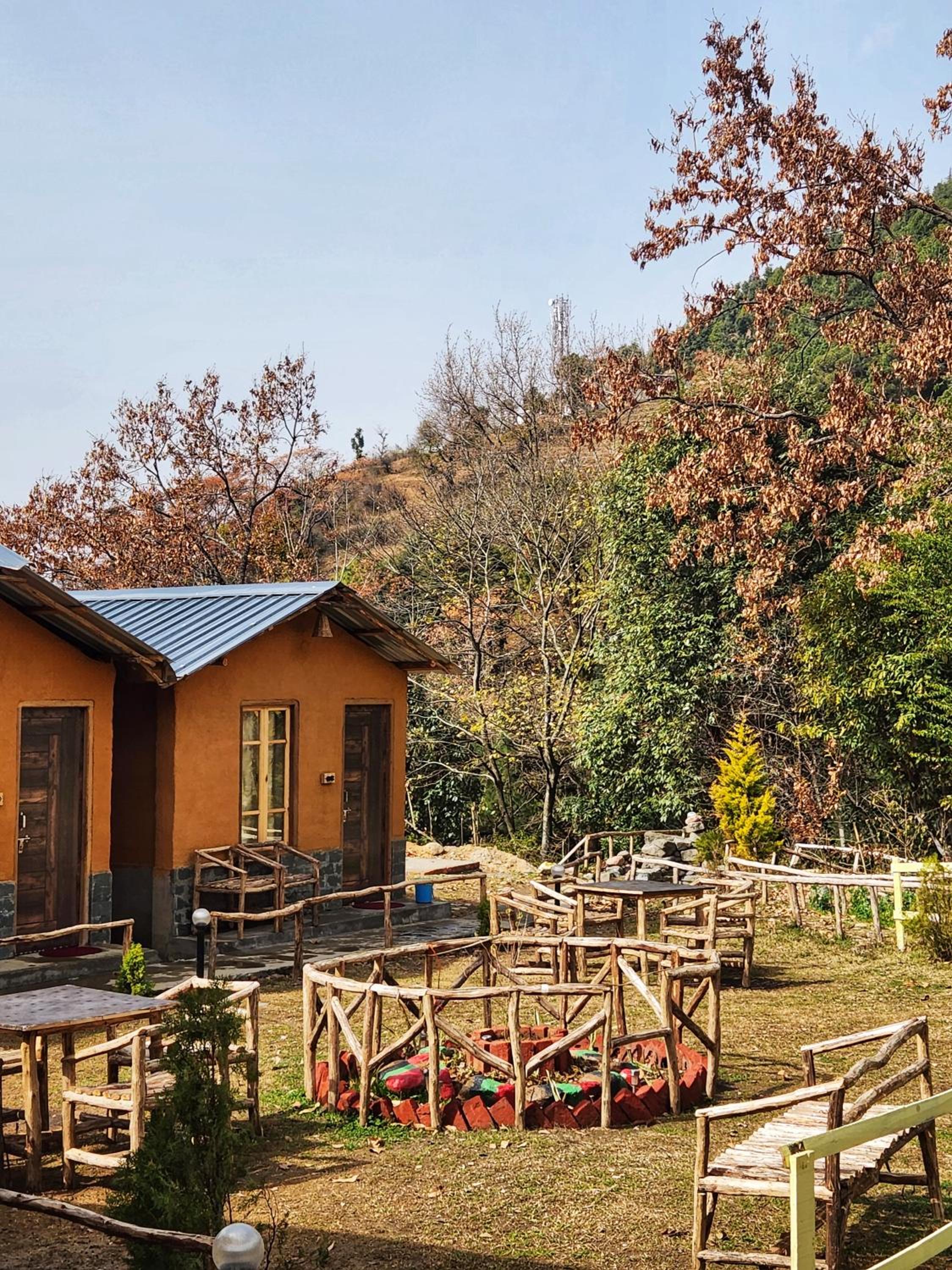 Monkey Mud House and Glamps, Bir