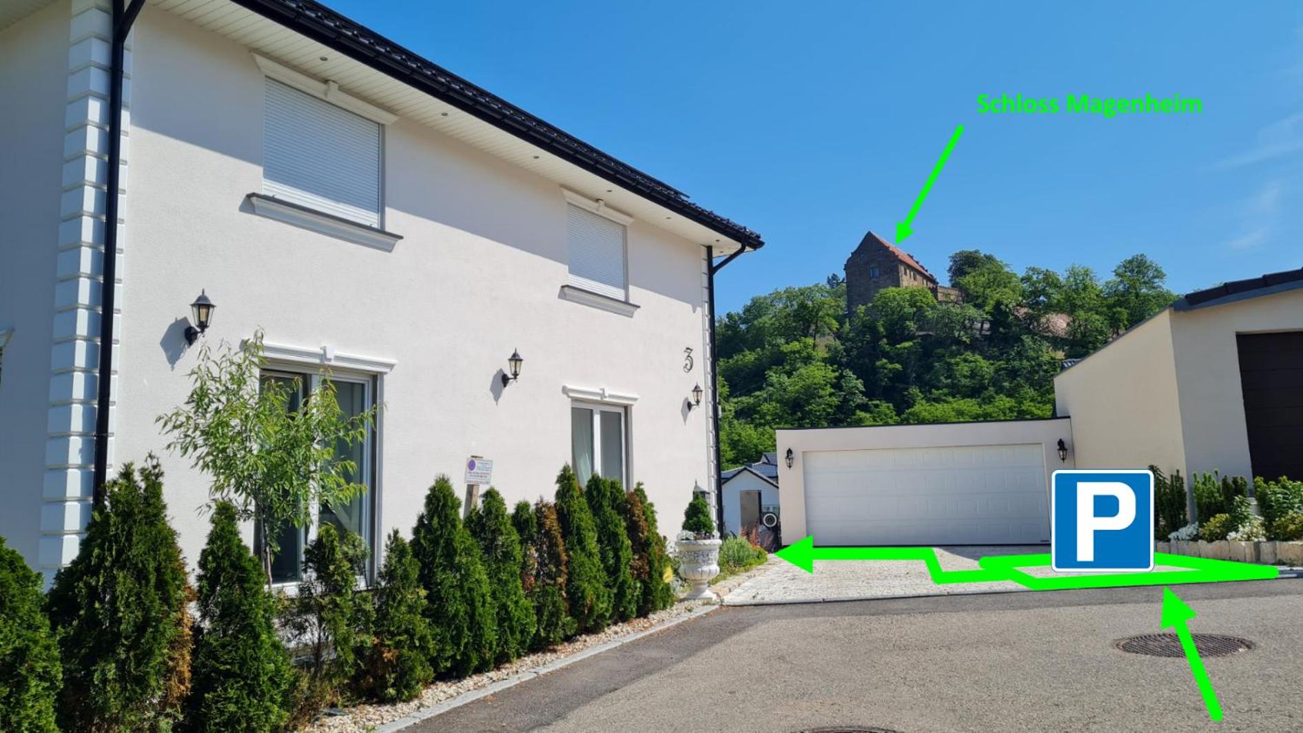 Villa unter dem Schloss
