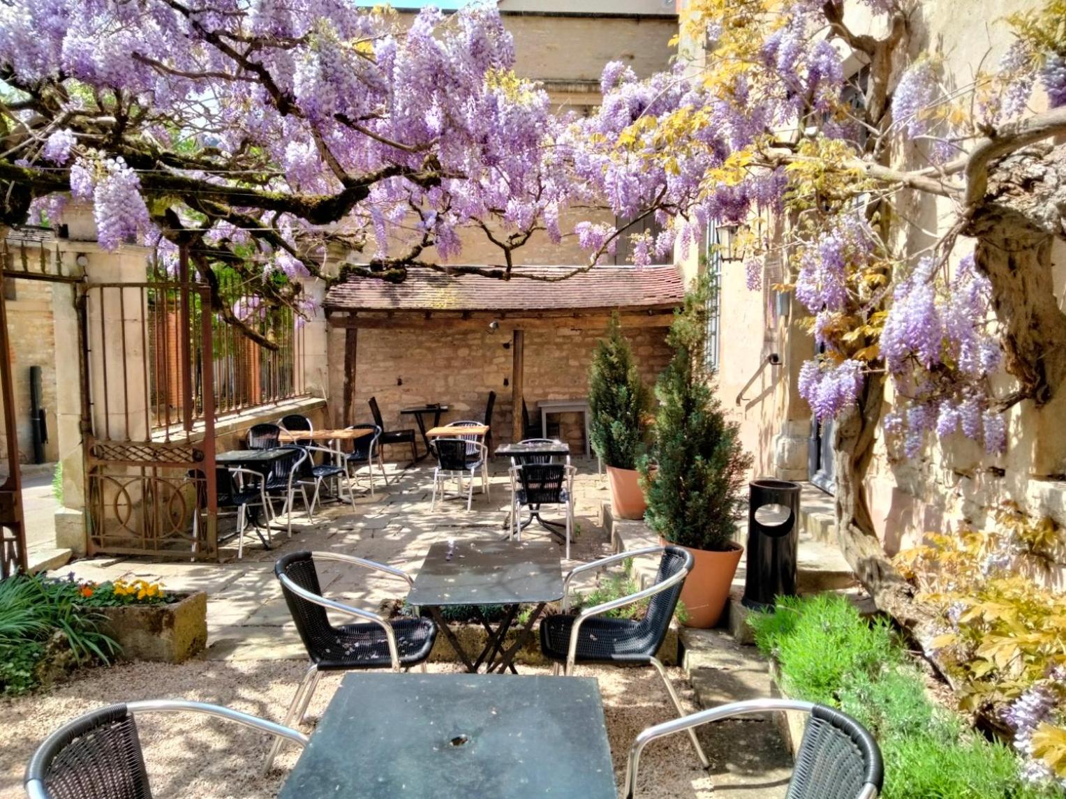outdoor BBQ area