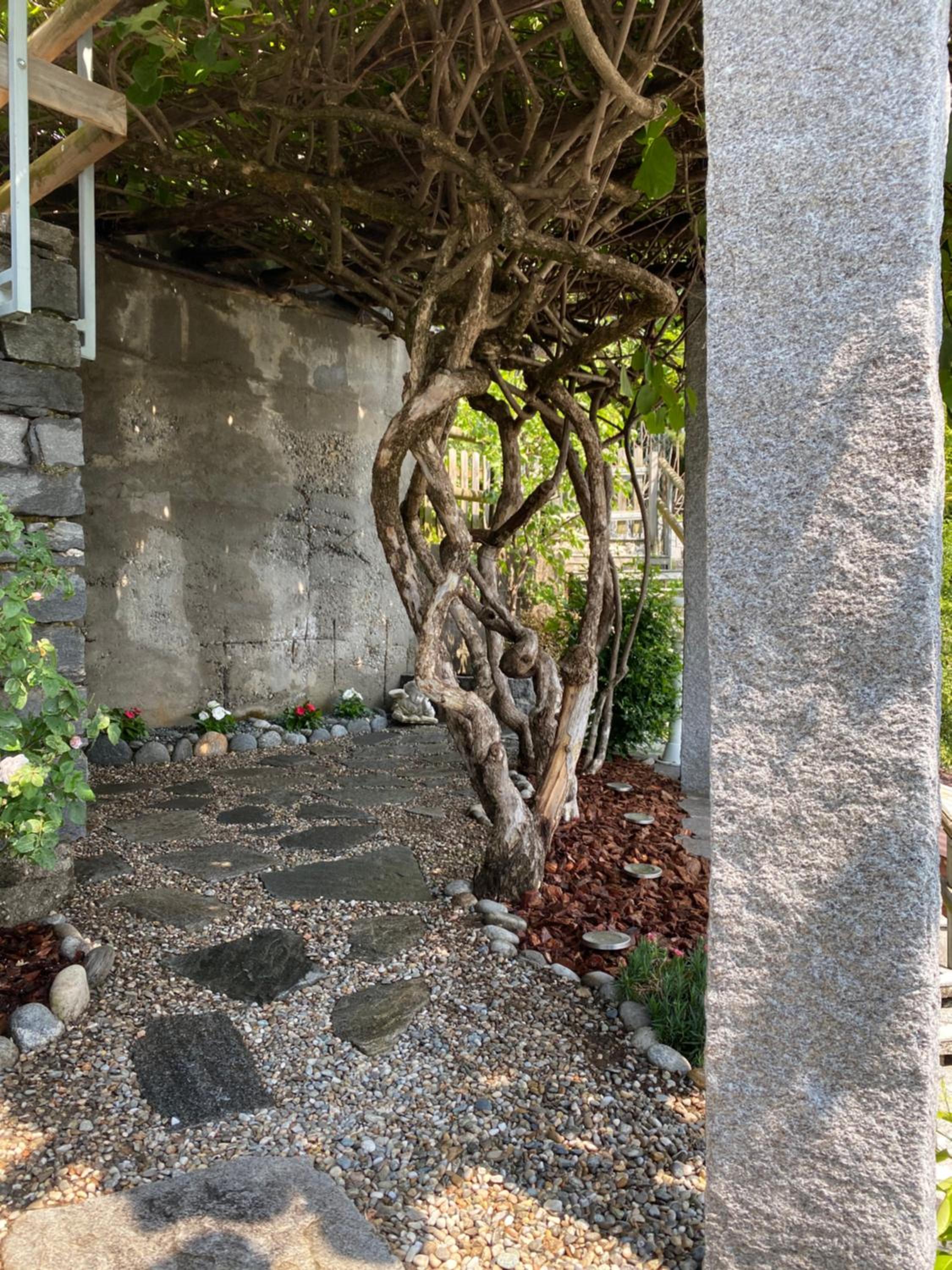 Ferienhaus Patrizia with a fantastic view of Lake Maggiore and the pool