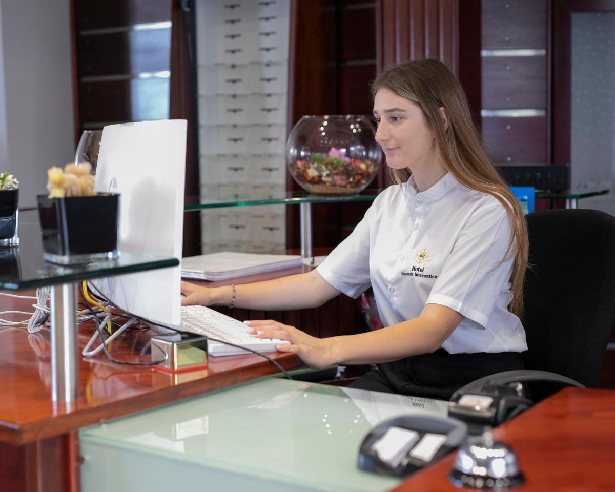 hotel reception