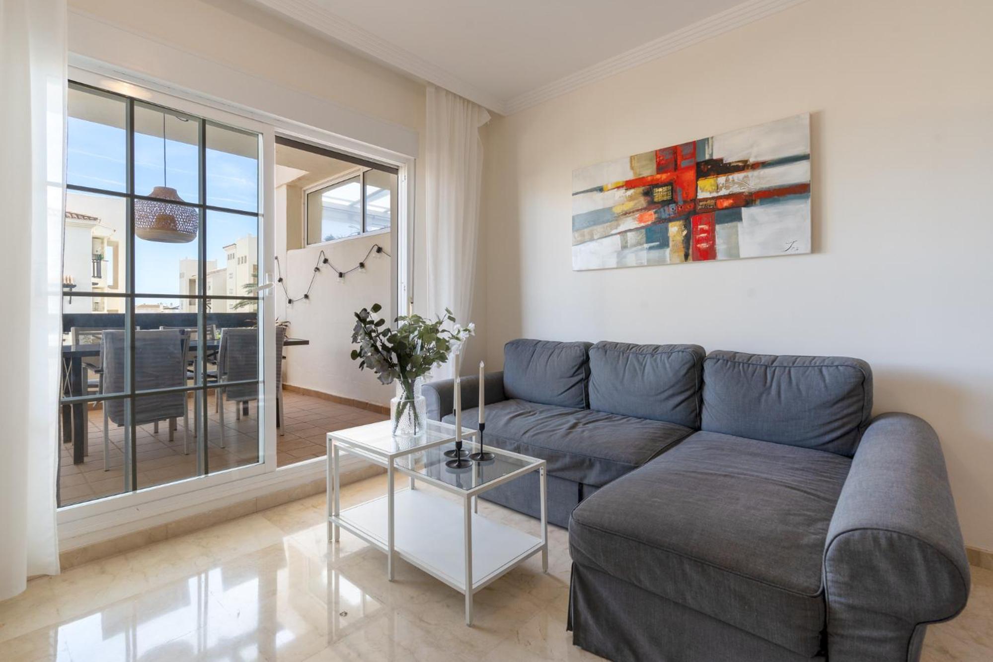 18 Nice apt balcony pool view close to Duquesa Golf and Beach Manilva Andalusia view 2