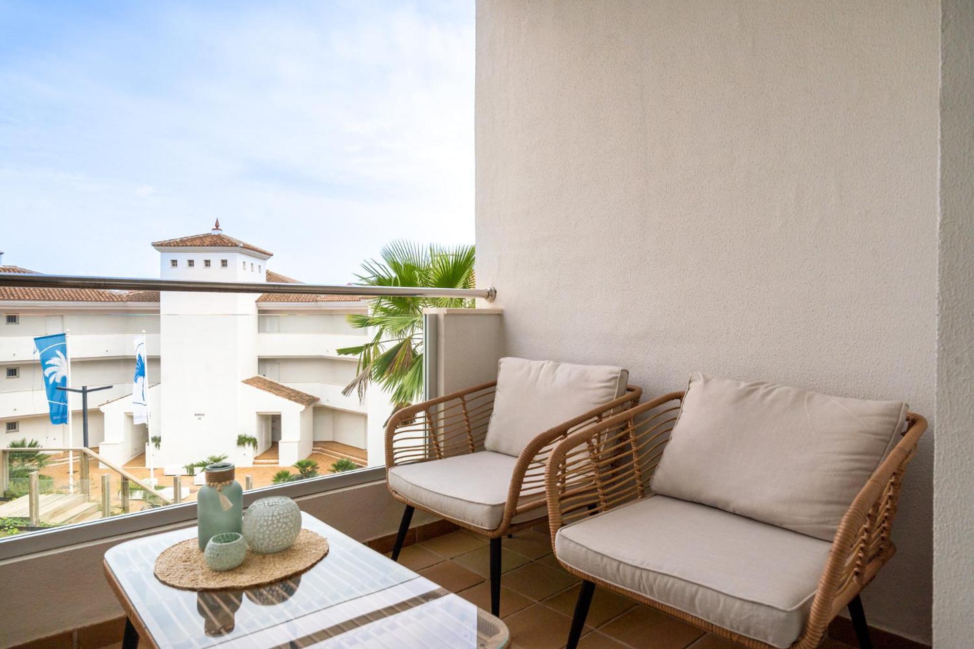 13 Modern apt for 6 guest with shared pool in Manilva Andalucia view 4