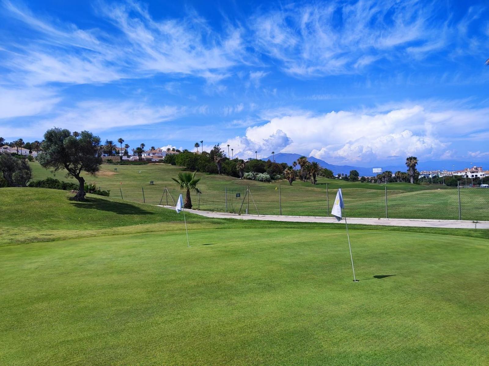 22 Groundfloor apt 6 guests with garden access shared pool Manilva Duquesa Andalusia view 4